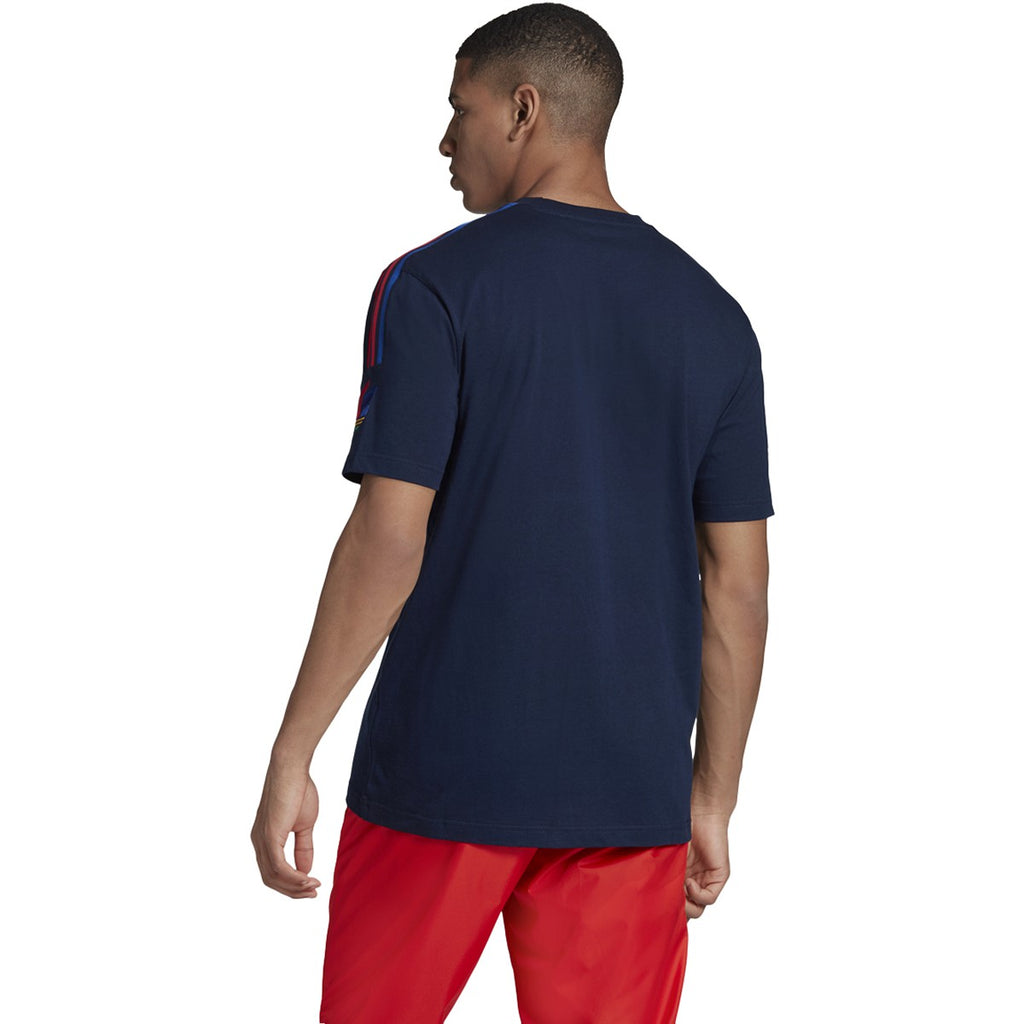 [GE0849] Mens Adidas Adicolor 3D Trefoil 3 Stripe Tee