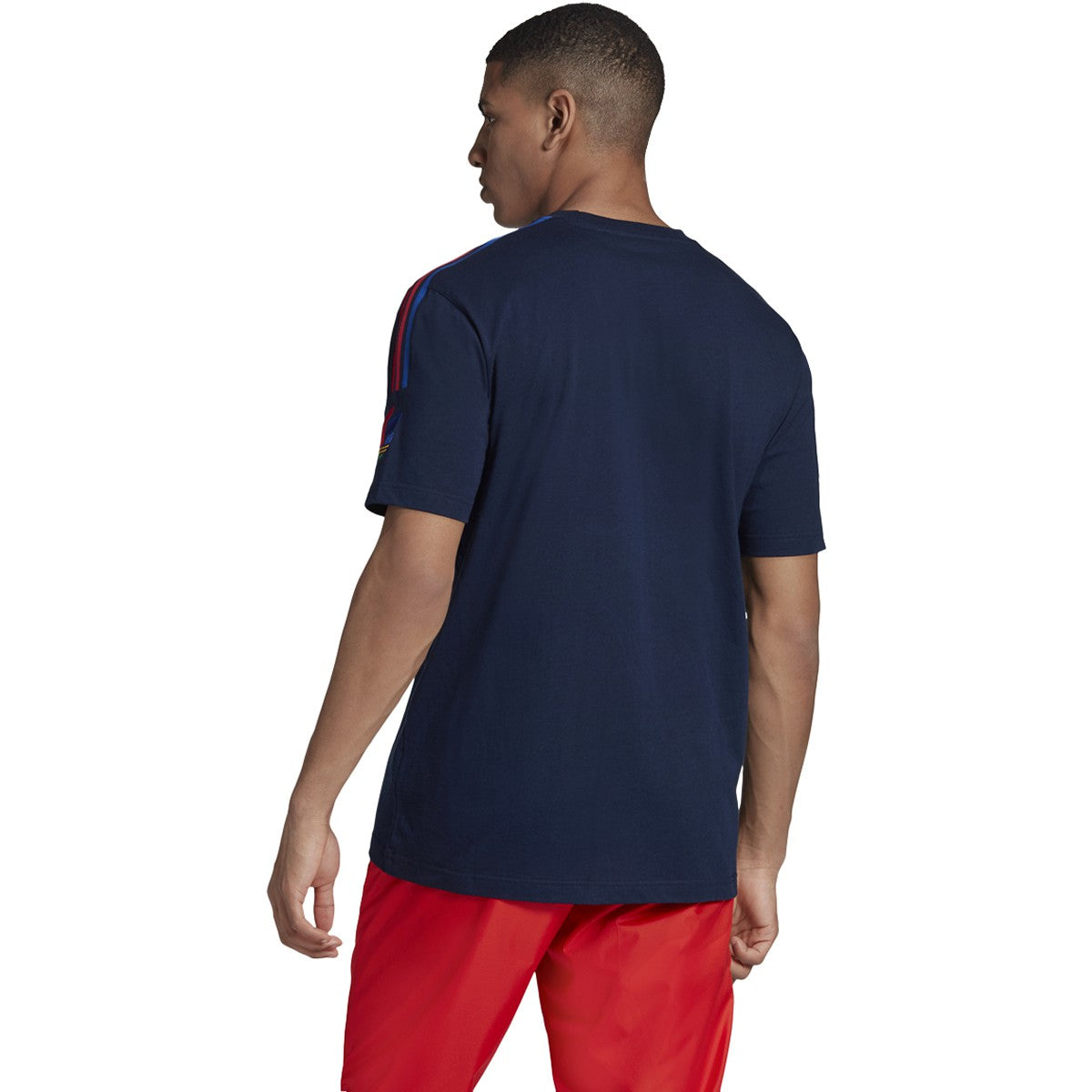 [GE0849] Mens Adidas Adicolor 3D Trefoil 3 Stripe Tee
