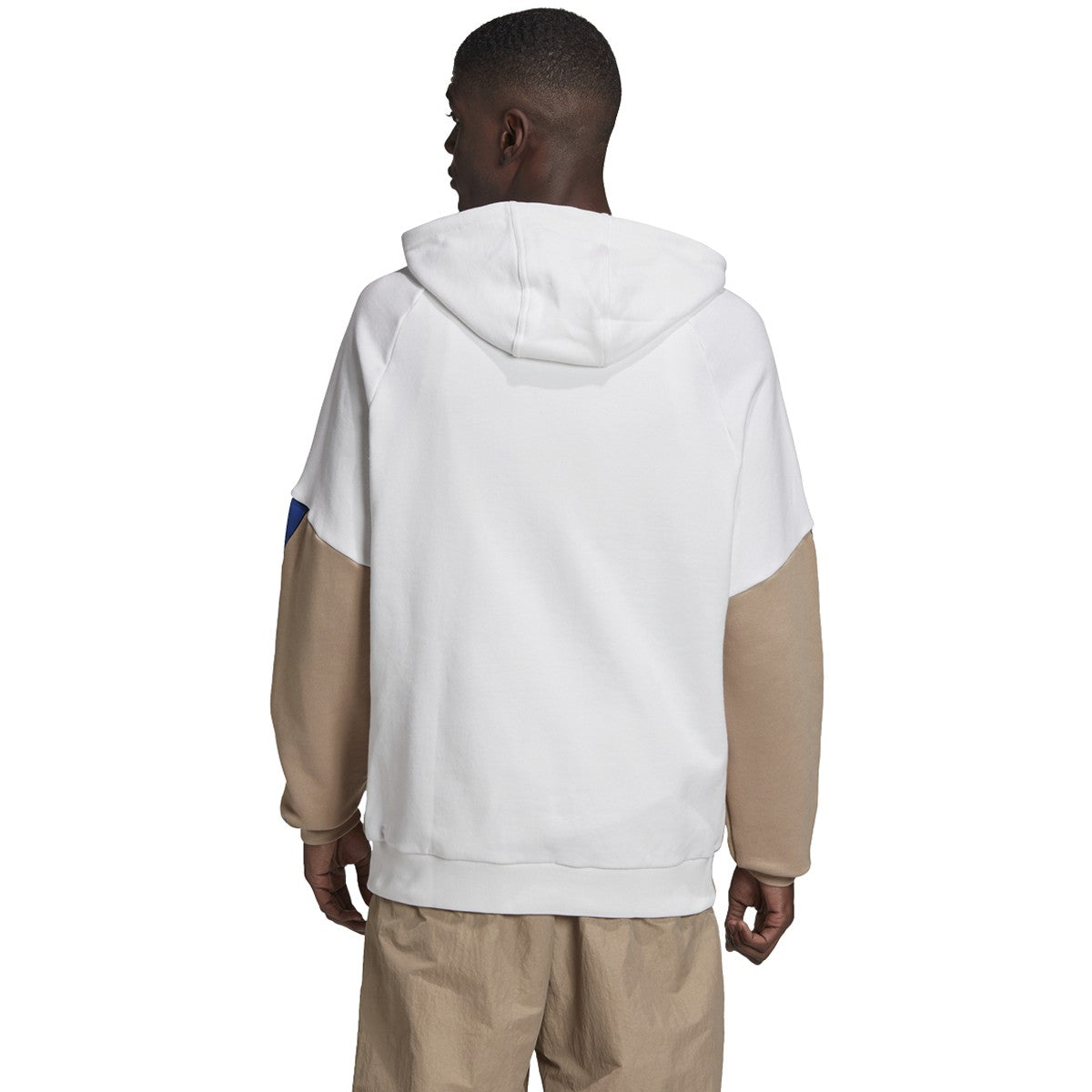 [GE6225] Mens Adidas Big Trefoil Outline Colorblock Hoodie