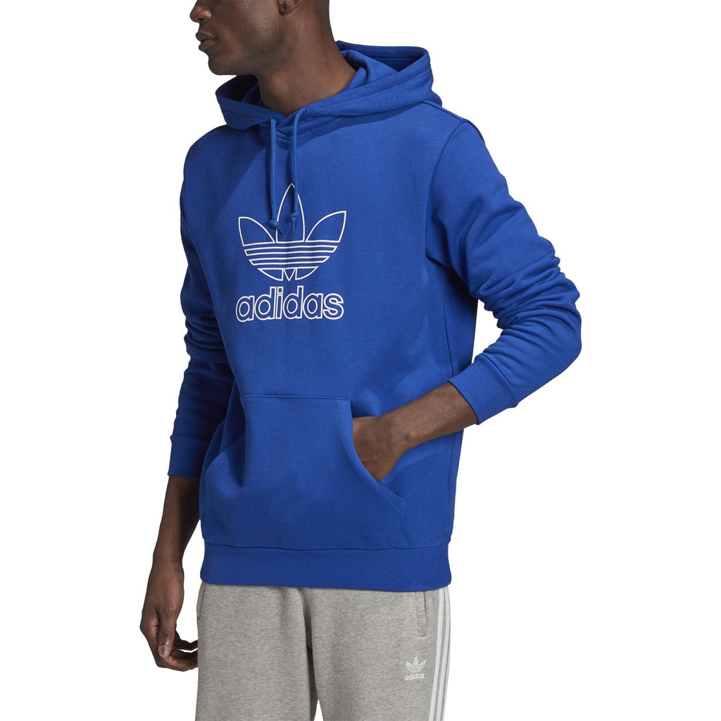 [GF4101] Mens Adidas Originals Outline Trefoil Logo Hoodie