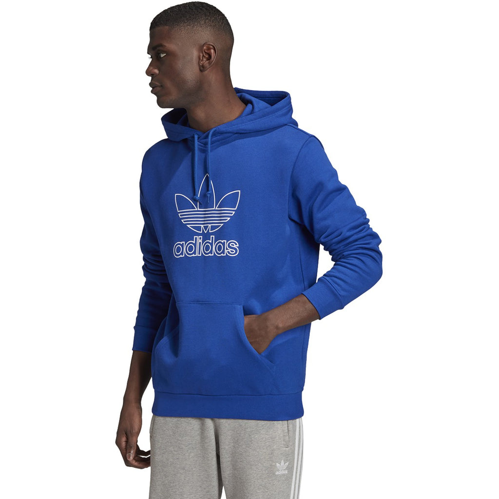 [GF4101] Mens Adidas Originals Outline Trefoil Logo Hoodie
