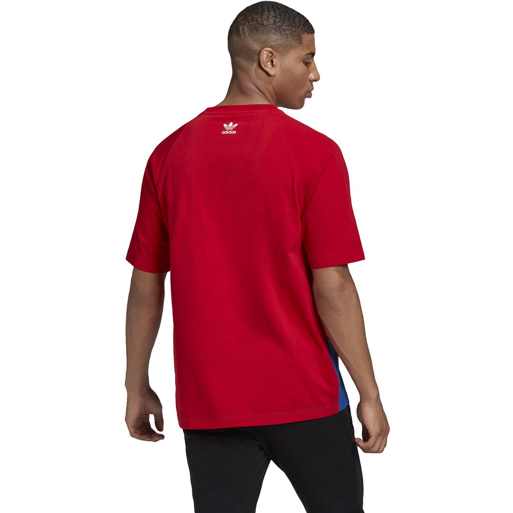 [GP7258] Mens Adidas Big Trefoil Blocked Tee