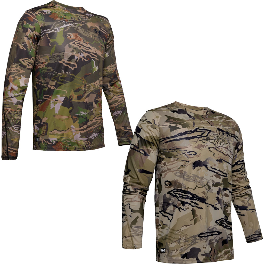 [1348426] Mens Under Armour Iso-Chill Brush Line Long Sleeve Shirt