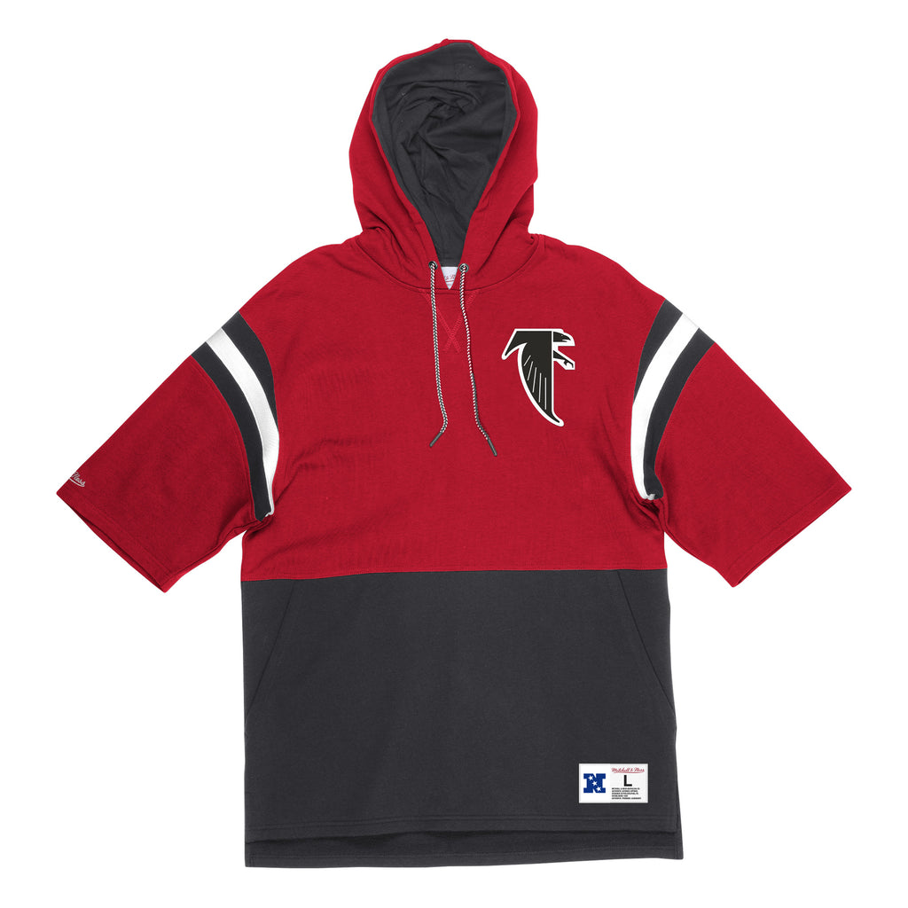 Mens Mitchell & Ness NFL Training Room S/S Hoody Atlanta Falcons