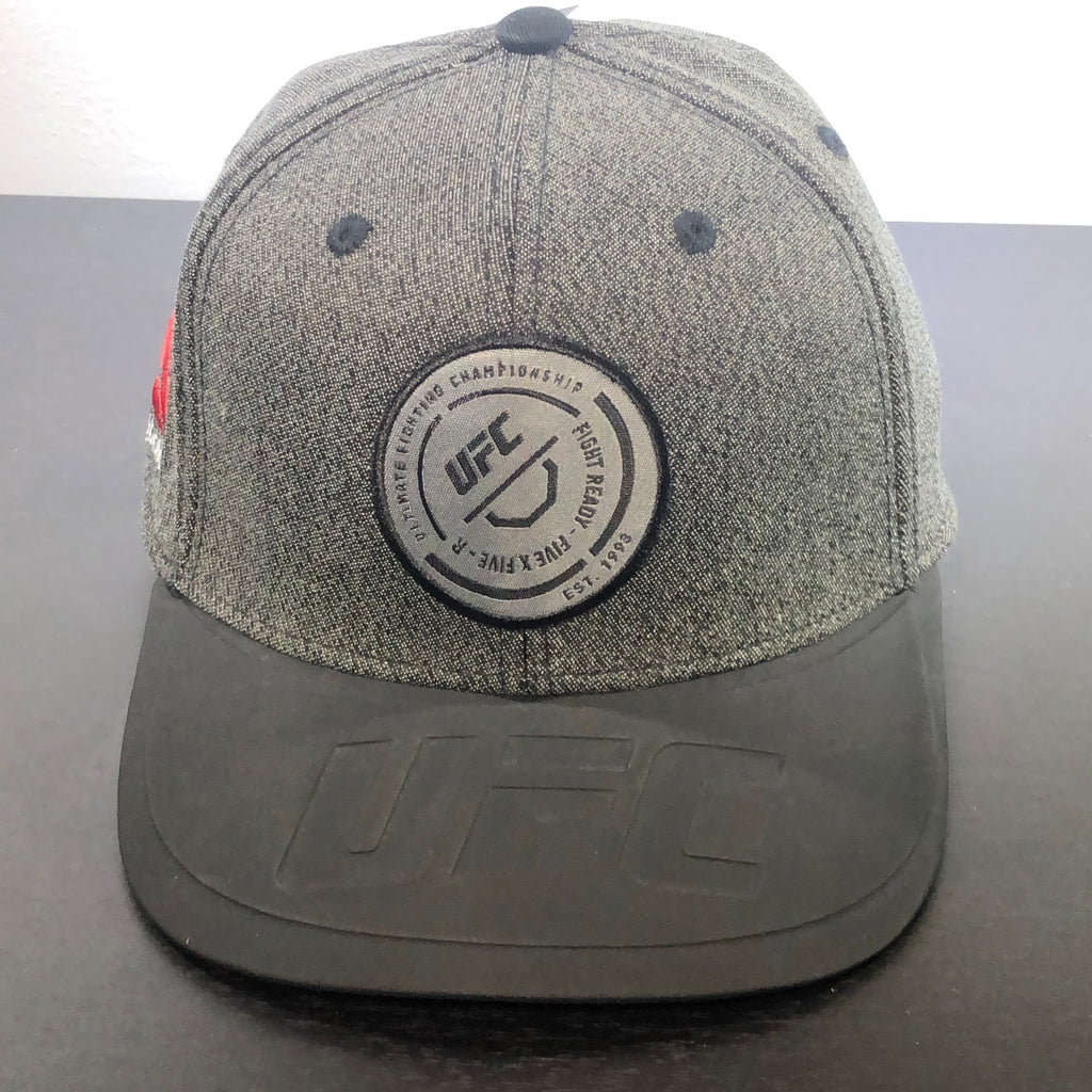[M852Z] UFC Structured Flex Hat - Grey | Black