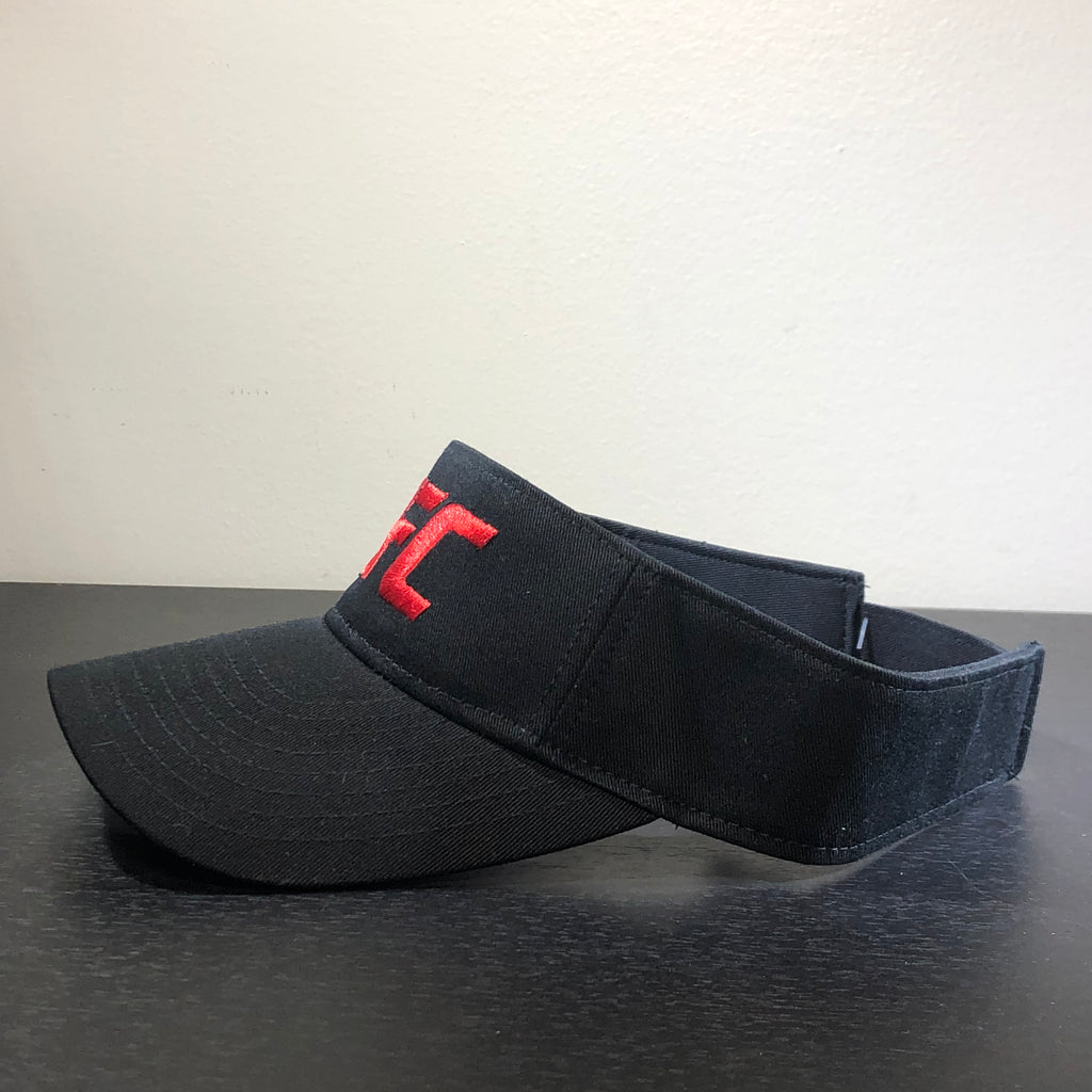 [W764Z] UFC Adjustable Visor - Black | Red