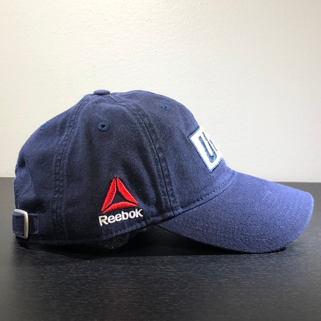 [EZ80Z] UFC Dad Adjustable Slouch Strapback Hat - Navy