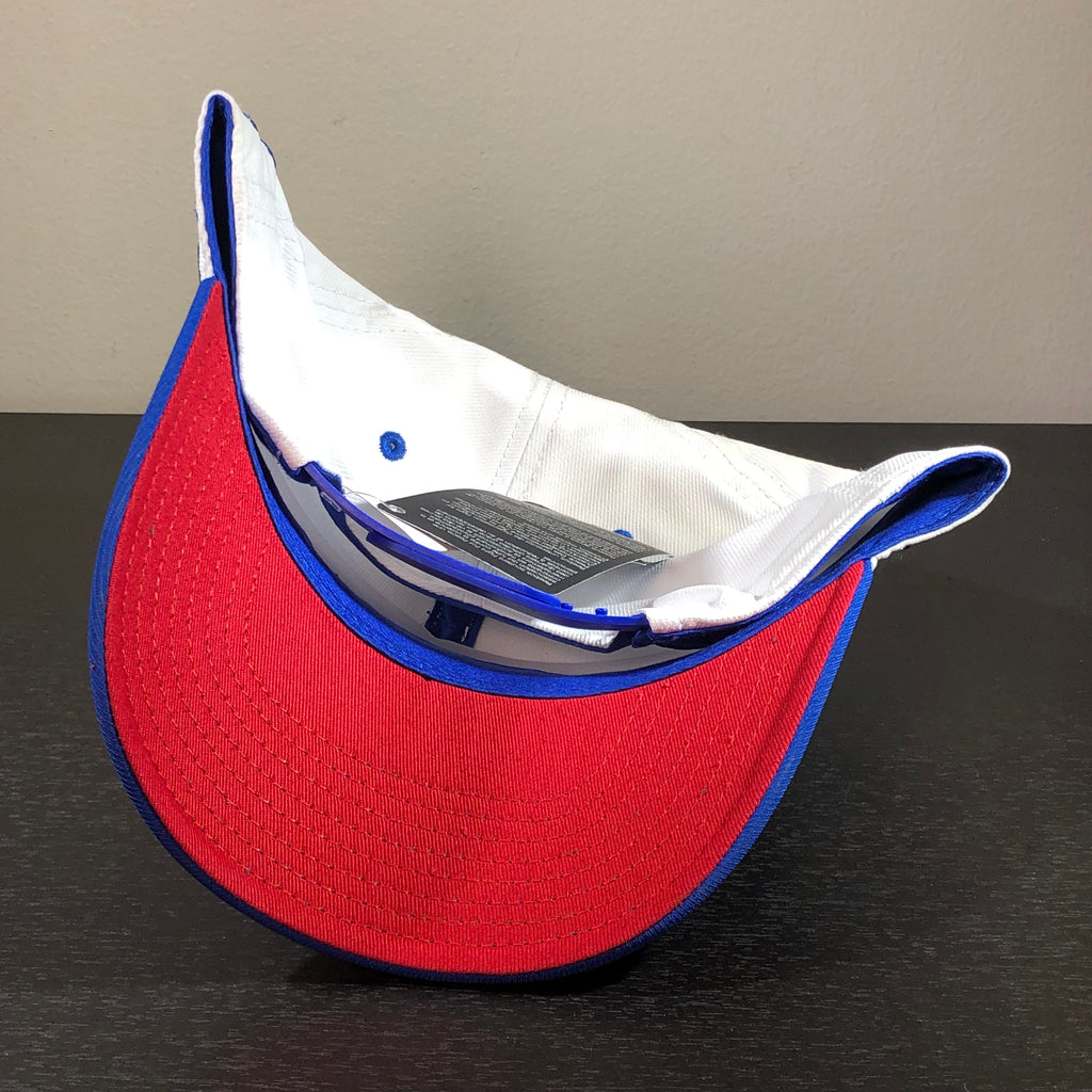 [VY09Z] UFC USA Structured Snapback Adjustable Hat - White | Royal | Red