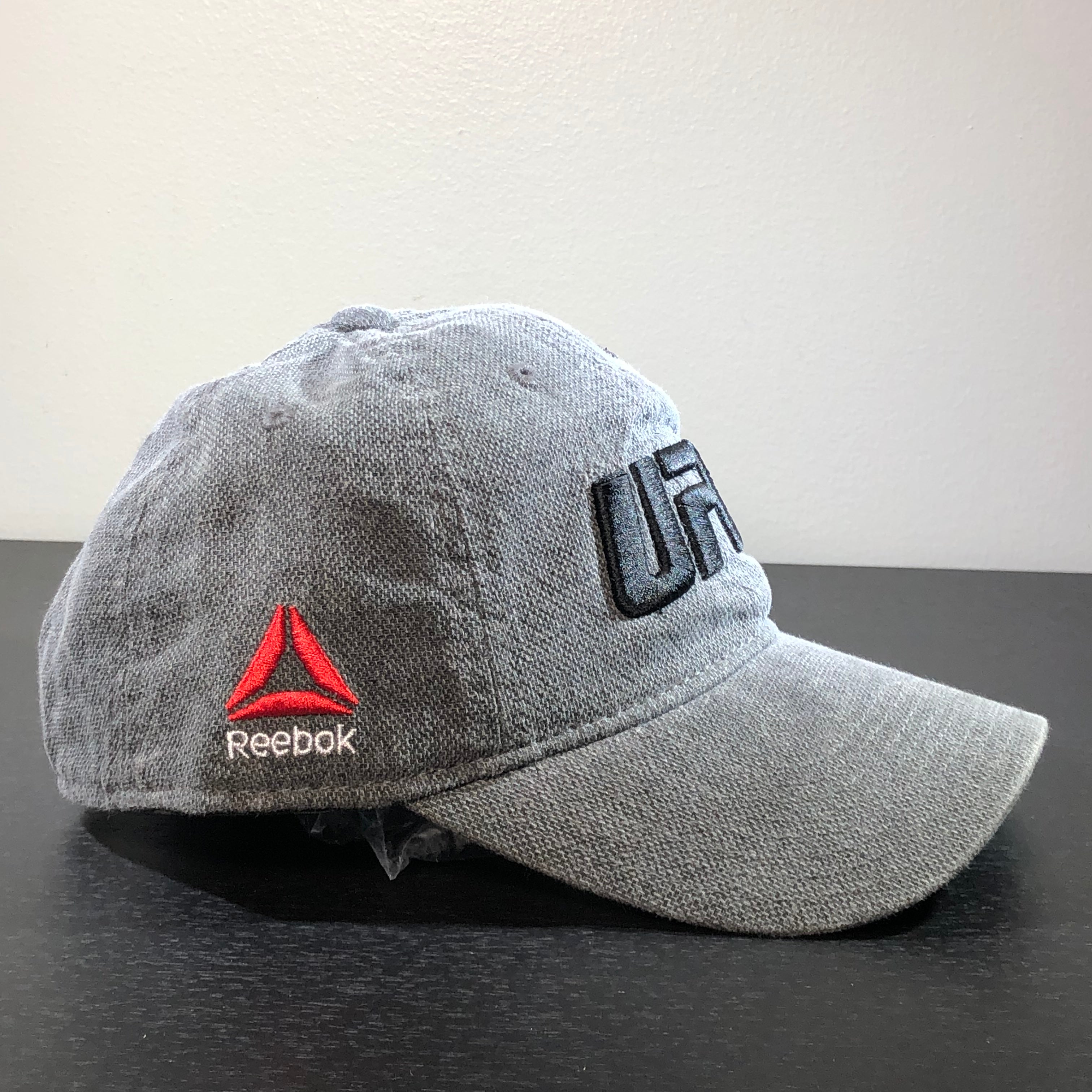 [QB26Z] UFC Dad Slouch Snapback Hat - Grey | Black