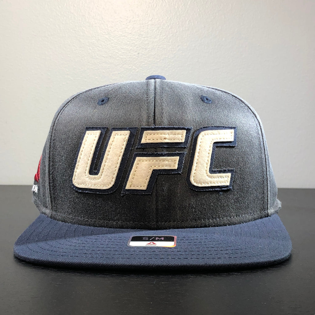 [M768Z] UFC Flat Visor Flex Hat - Grey | Navy | Cream