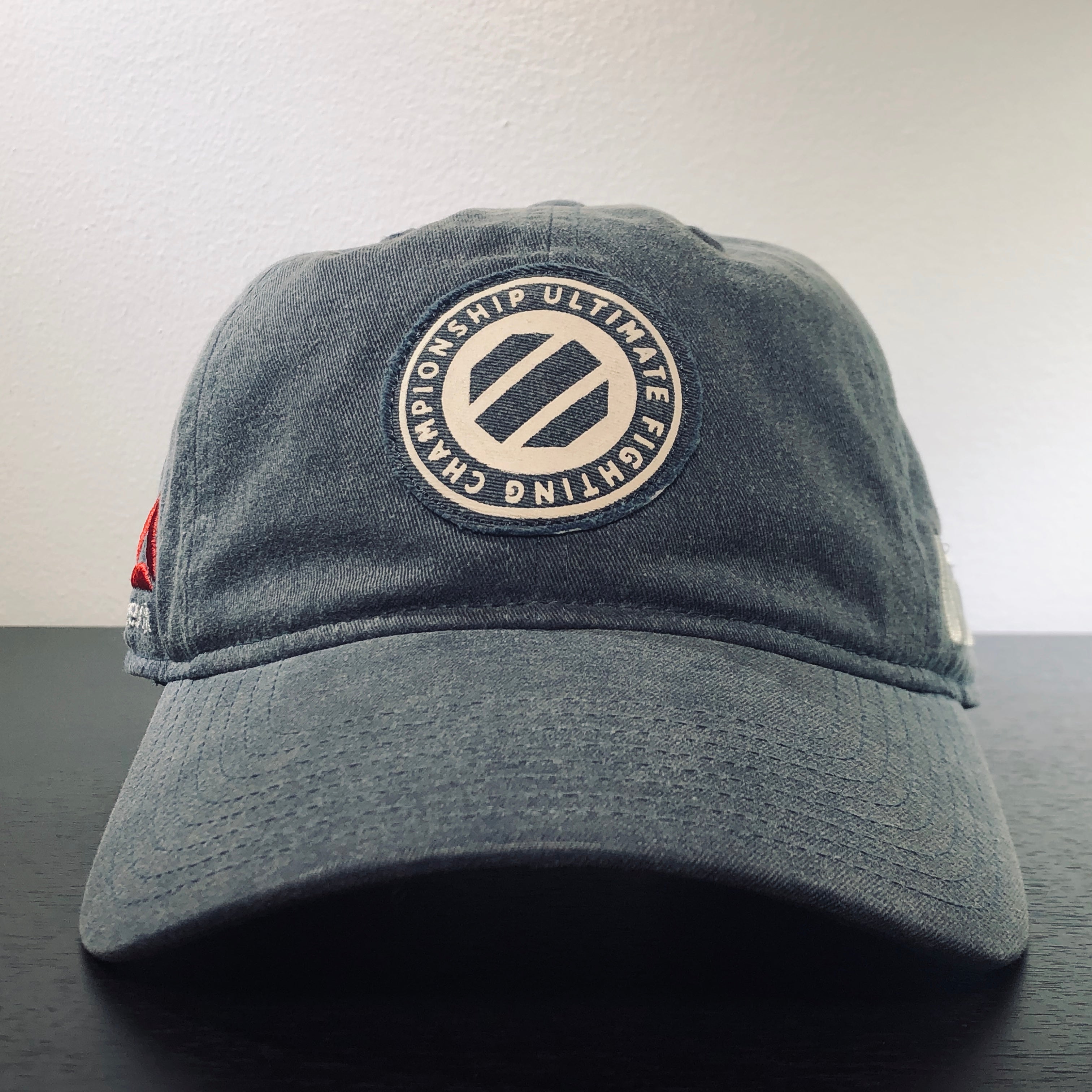 [EZ78Z] UFC Dad Adjustable Slouch Strapback Hat - Denim Blue