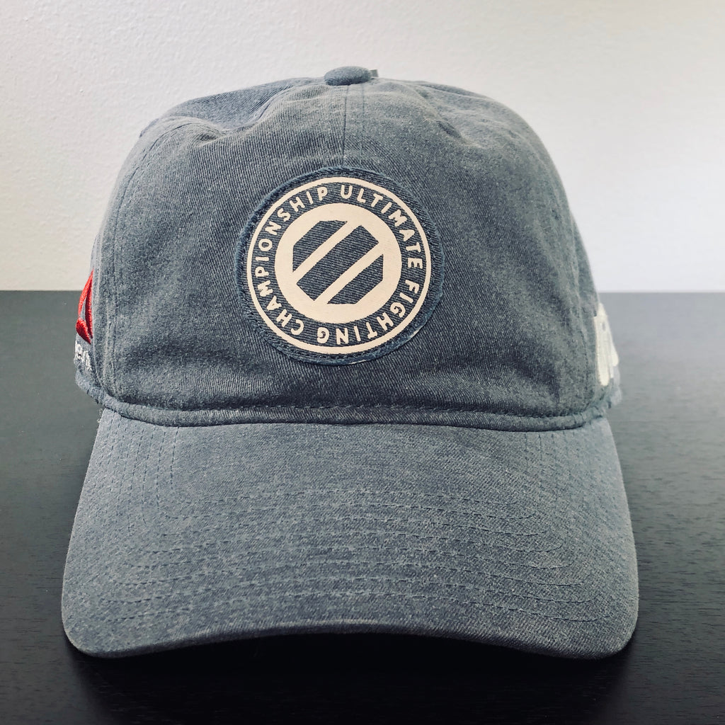 [EZ78Z] UFC Dad Adjustable Slouch Strapback Hat - Denim Blue