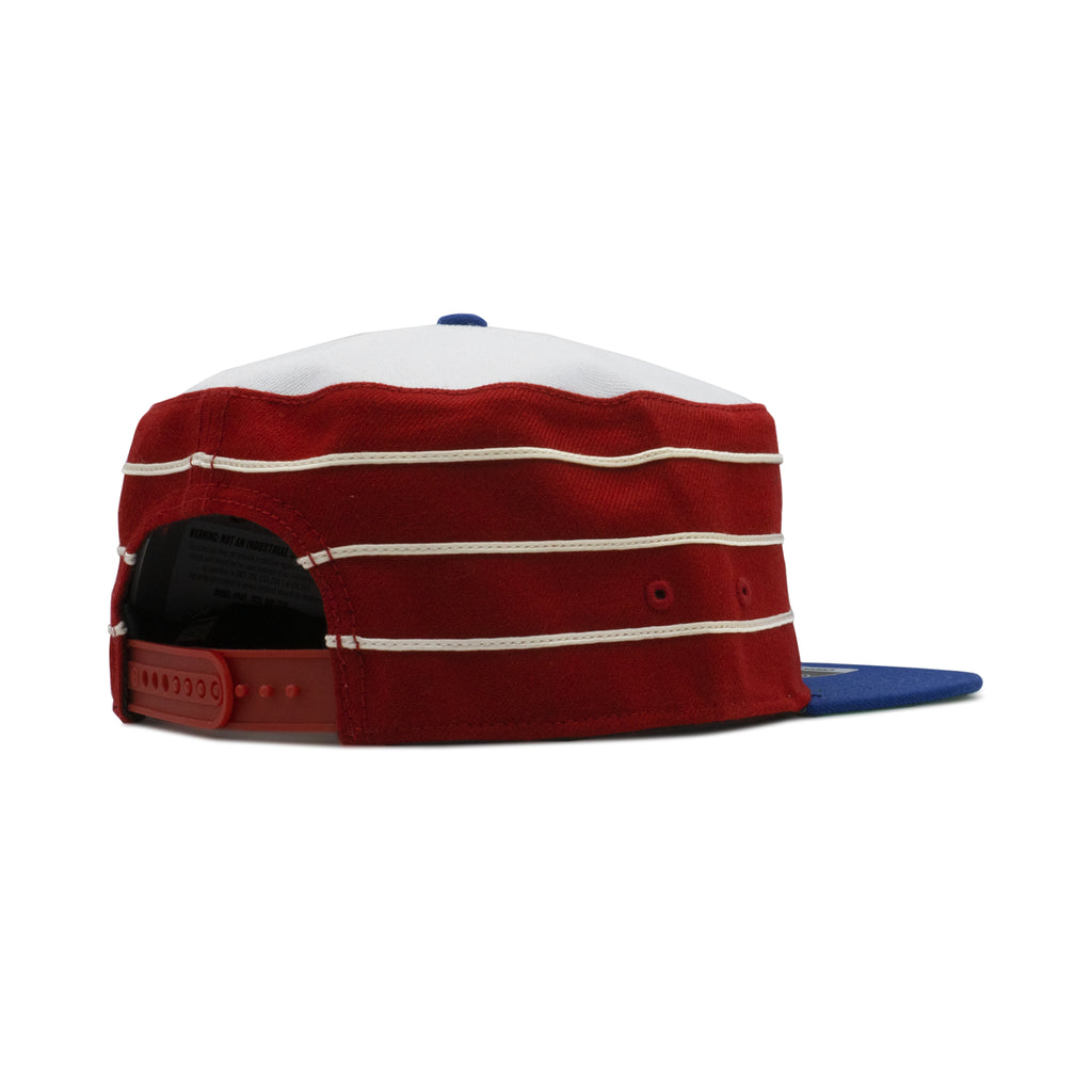 Mens 47 Brand Montreal Expos Solid Logo Snapback - Red White Blue