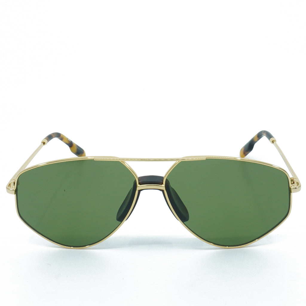 [KZ40014U30N] Mens Kenzo Round Oval Gold Sunglasses