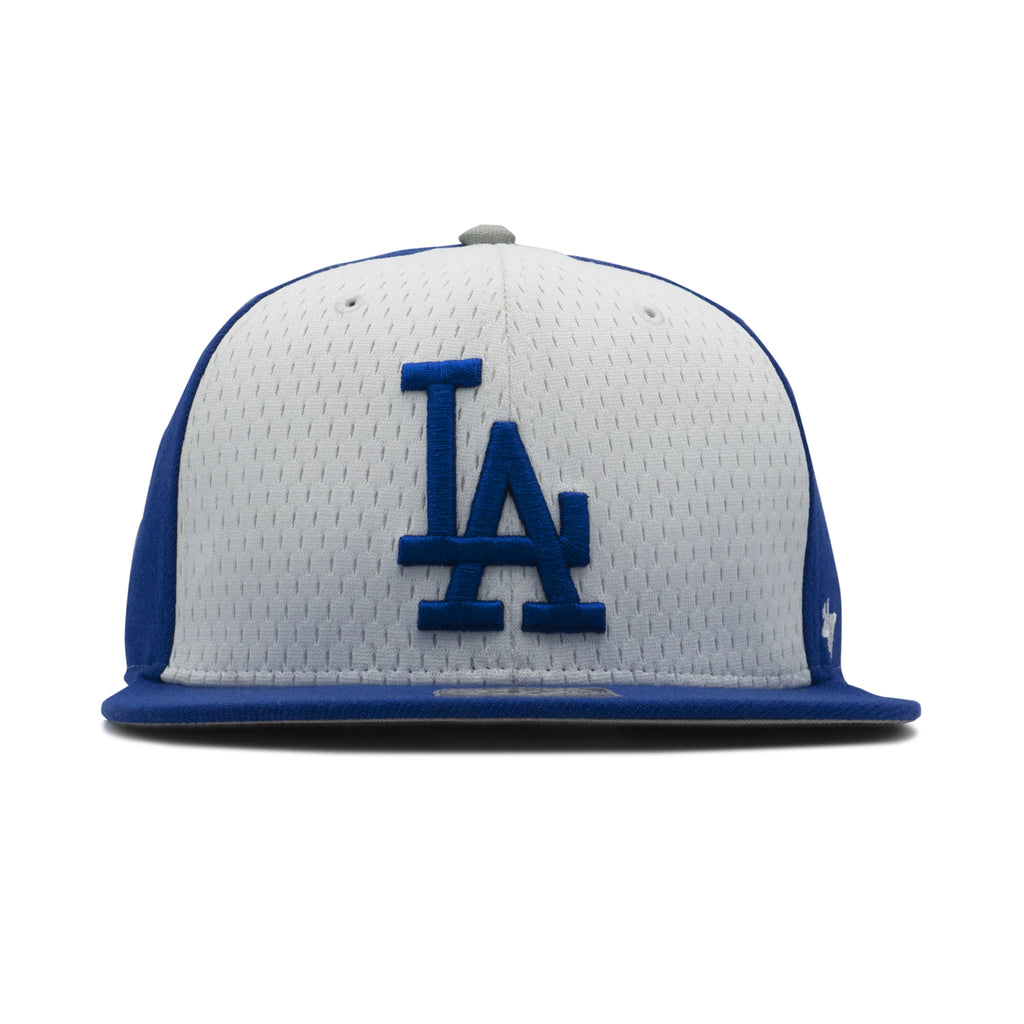 Mens 47 Brand LA Dodgers Captain Snapback - White/Royal Blue
