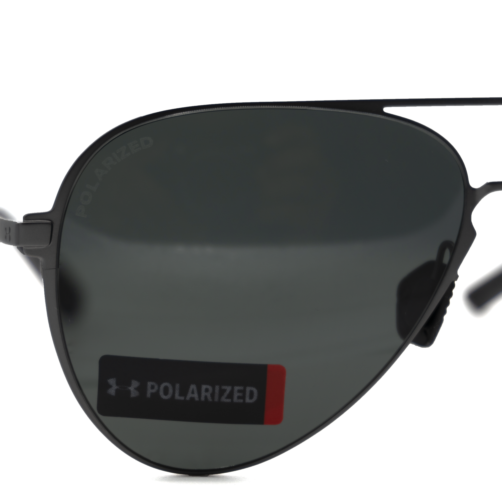 [8640136-310108] Under Armour Litewire Aviator Polarized Sunglasses