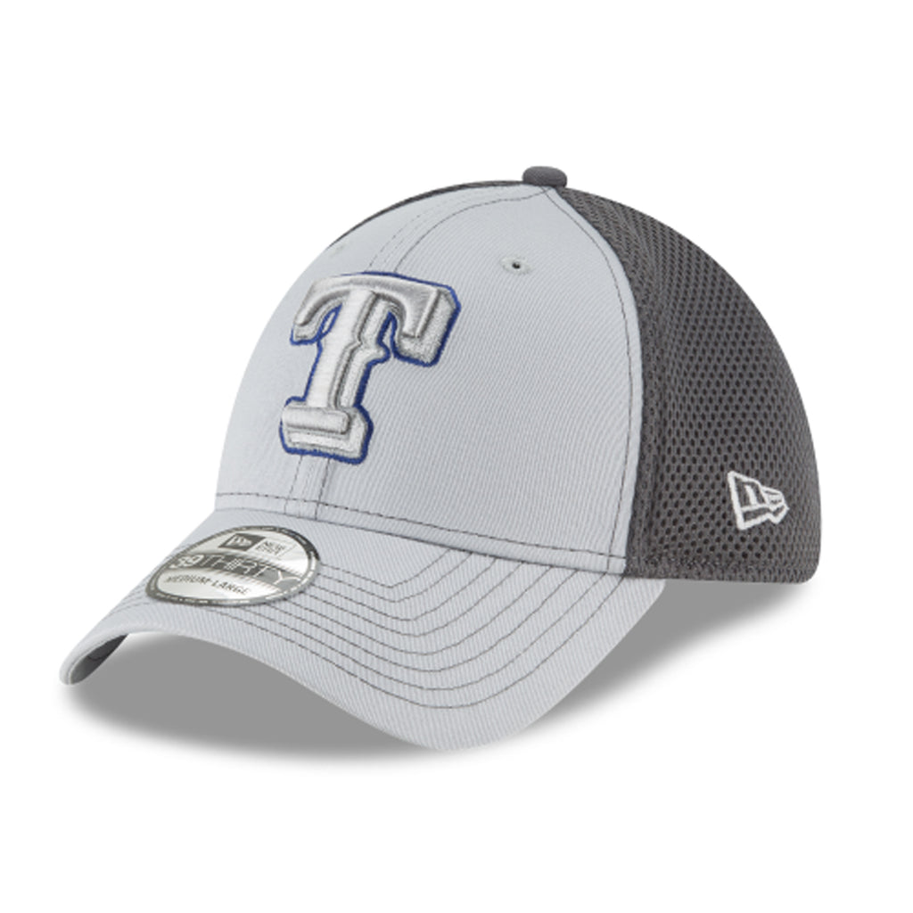 [11594962] Mens New Era MLB 39Thirty Neo Flex Fit Cap - Texas Rangers
