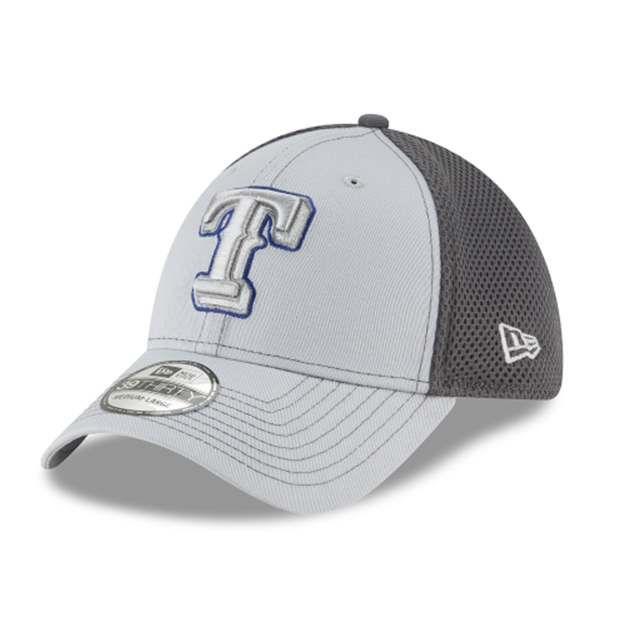 [11594962] Mens New Era MLB 39Thirty Neo Flex Fit Cap - Texas Rangers