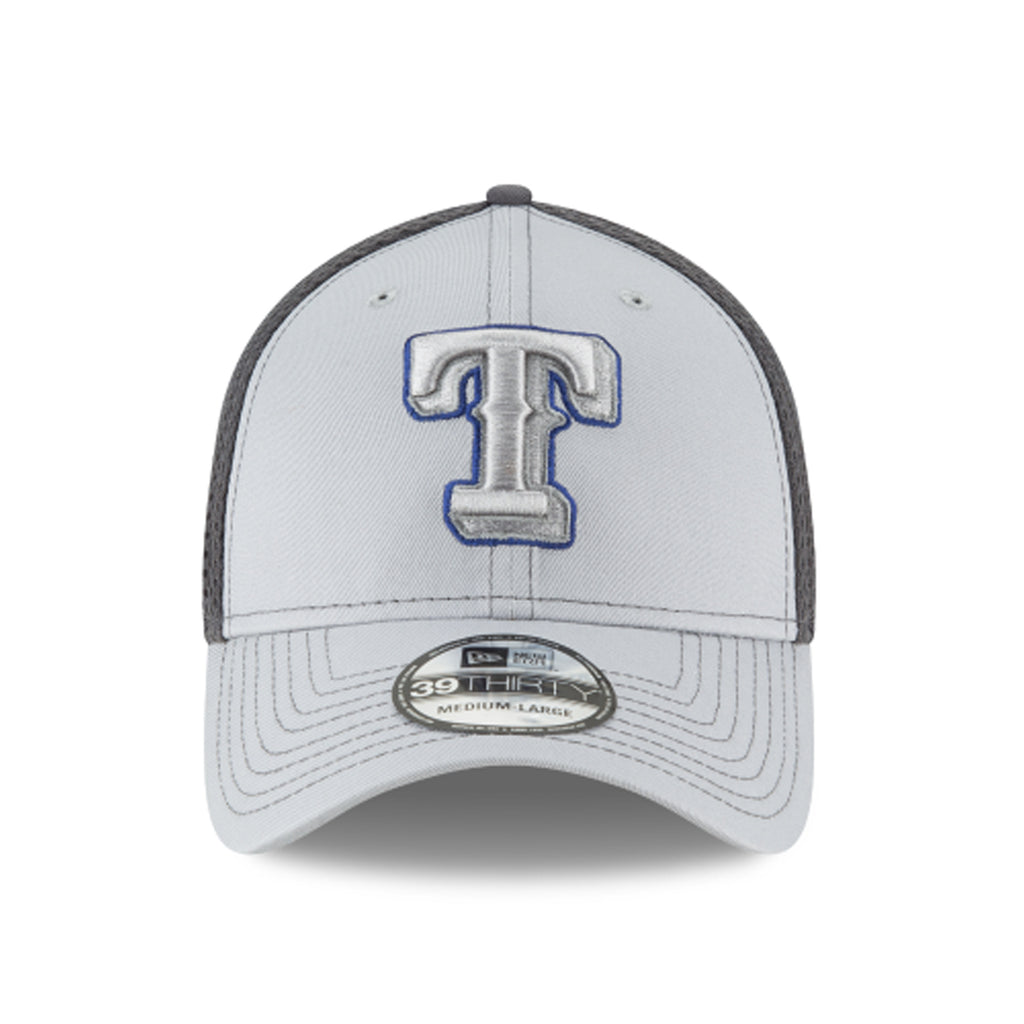 [11594962] Mens New Era MLB 39Thirty Neo Flex Fit Cap - Texas Rangers