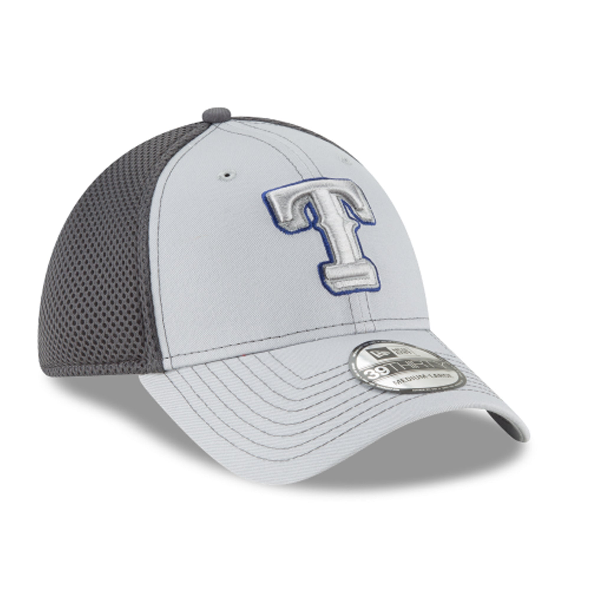 [11594962] Mens New Era MLB 39Thirty Neo Flex Fit Cap - Texas Rangers