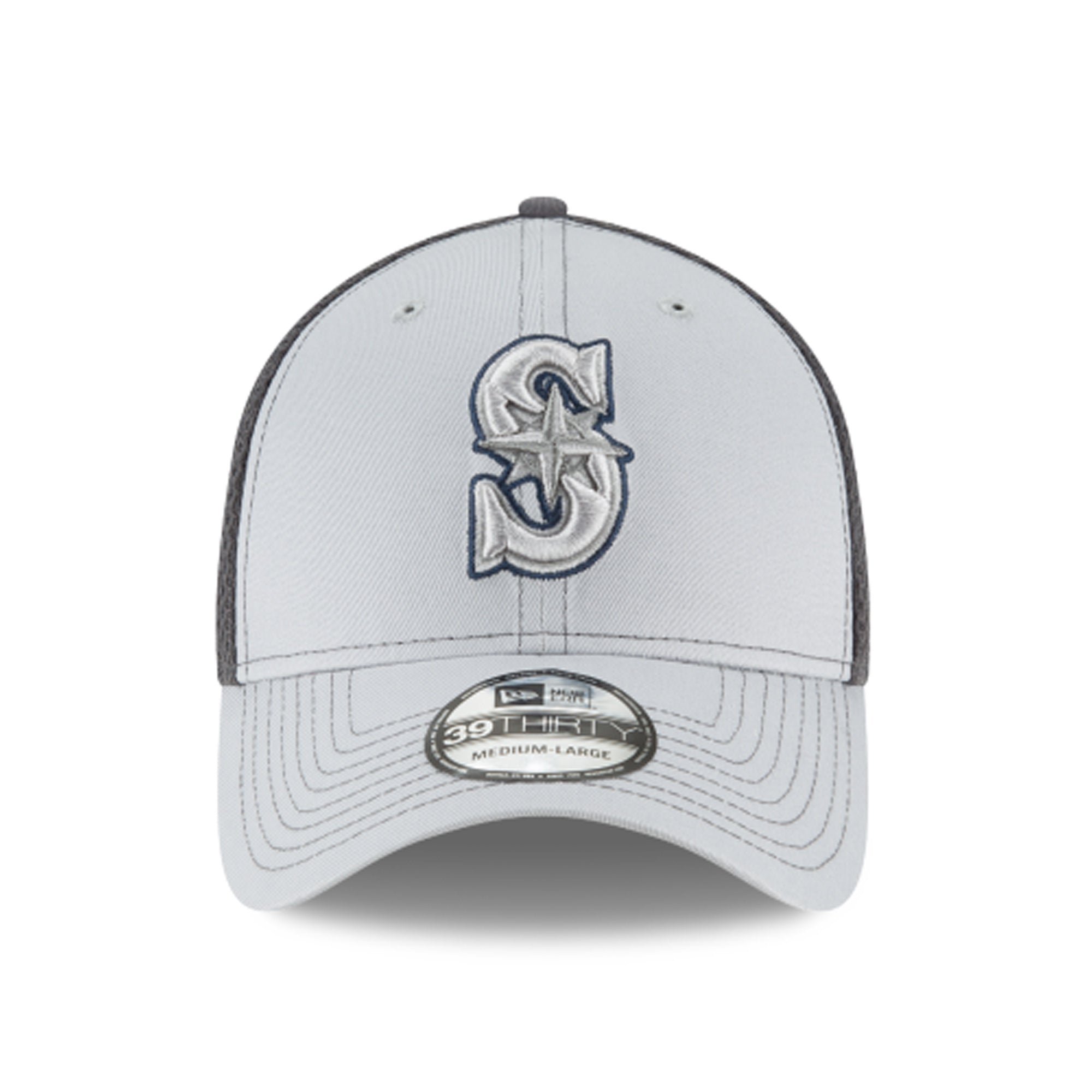 [11594965] Mens New Era MLB 39Thirty Neo Flex Fit Cap - Seattle Mariners