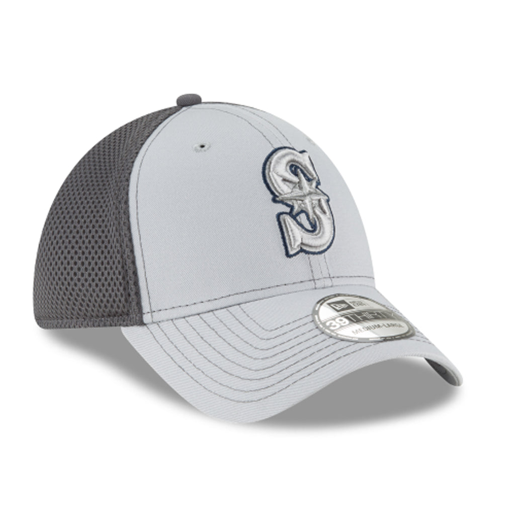 [11594965] Mens New Era MLB 39Thirty Neo Flex Fit Cap - Seattle Mariners