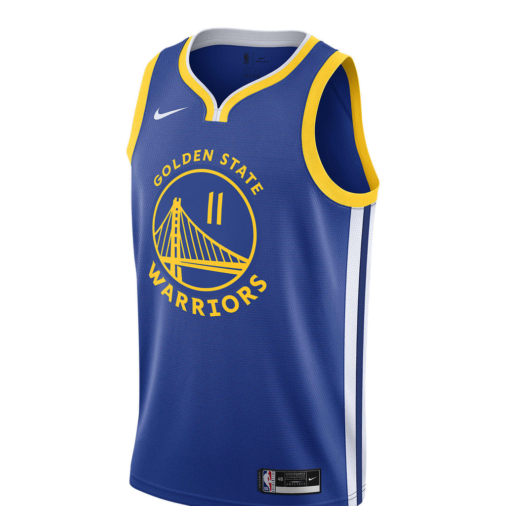 [CW3665-499] Nike Mens NBA GS Warriors Klay Thompson 2020 Icon Swingman Jersey