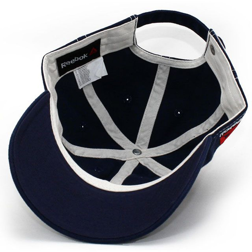 [EY88Z] UFC Dad Adjustable Slouch Strapback Hat - Navy | Cream