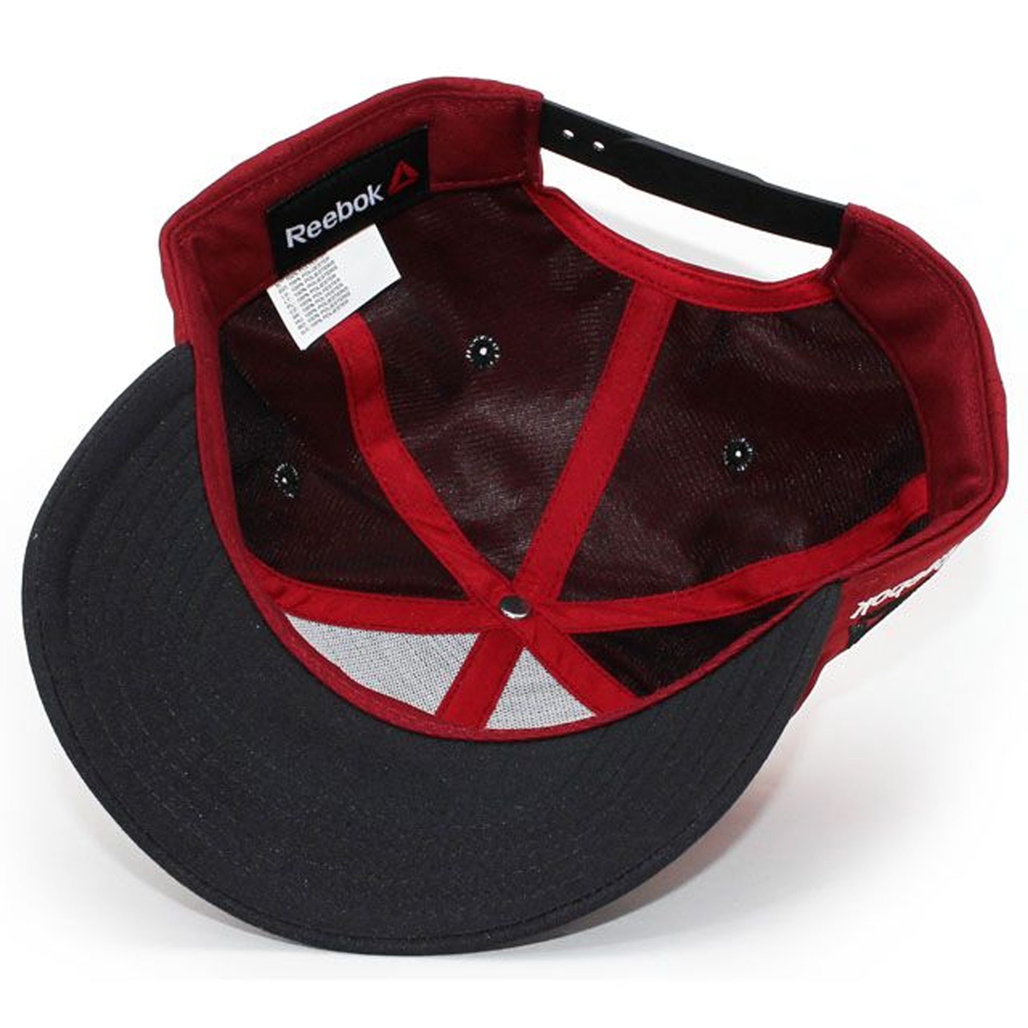 [125VZ] UFC Structured Snapback  Adjustable Hat - Red | Black