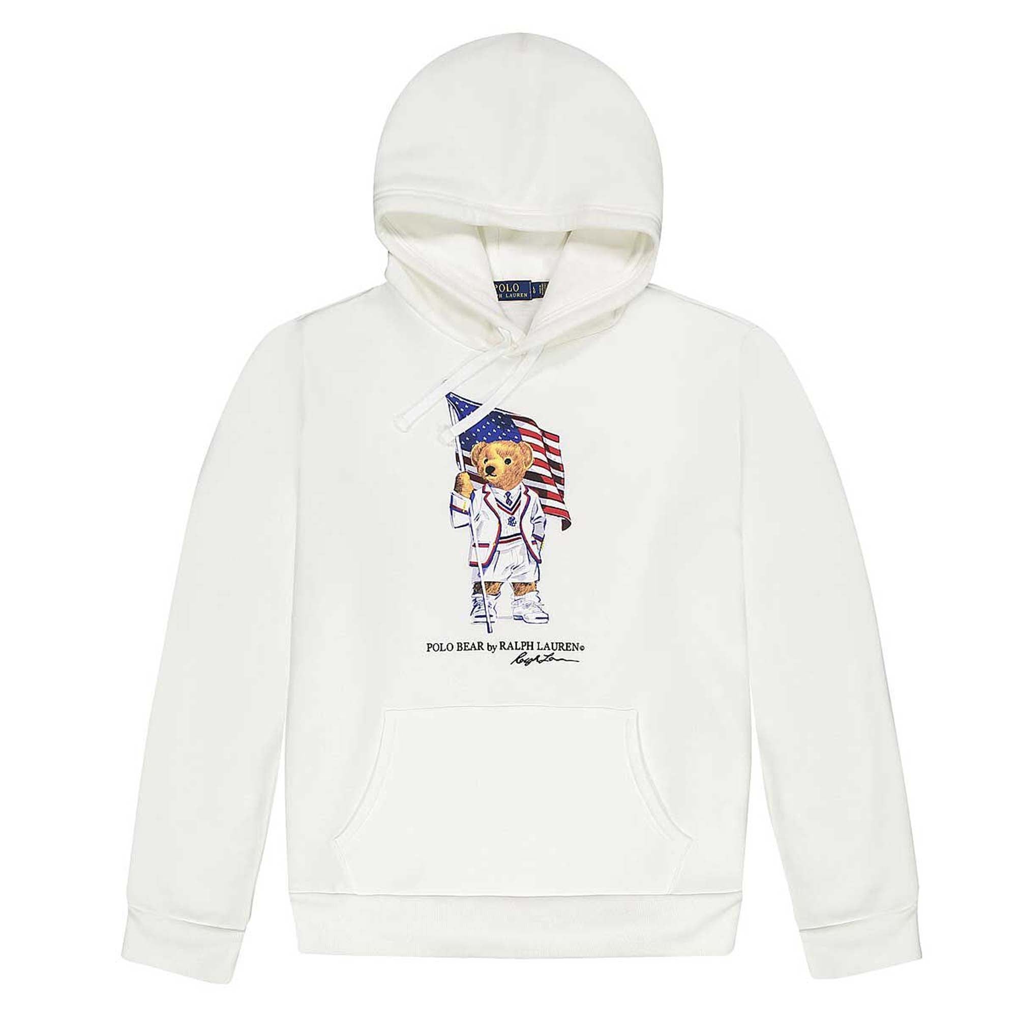 [710746438001] Polo Ralph Lauren Mens Bear USA Flag Hoodie