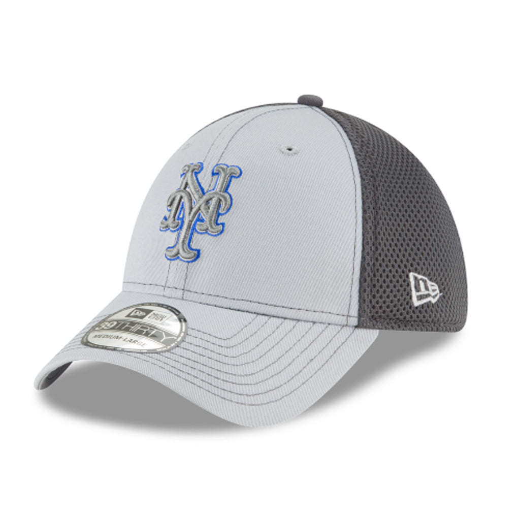 [11594972] Mens New Era MLB 39Thirty Neo Flex Fit Cap - New York Mets