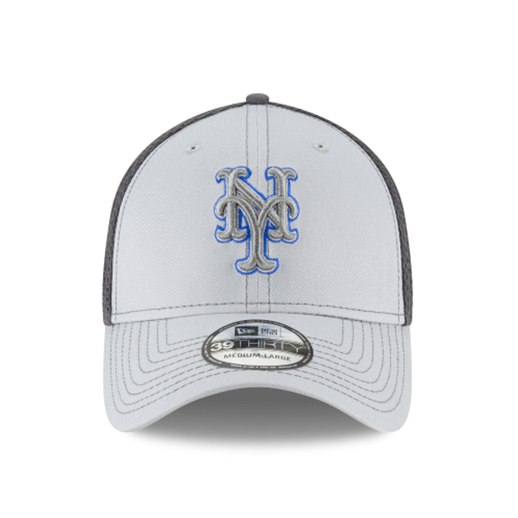 [11594972] Mens New Era MLB 39Thirty Neo Flex Fit Cap - New York Mets