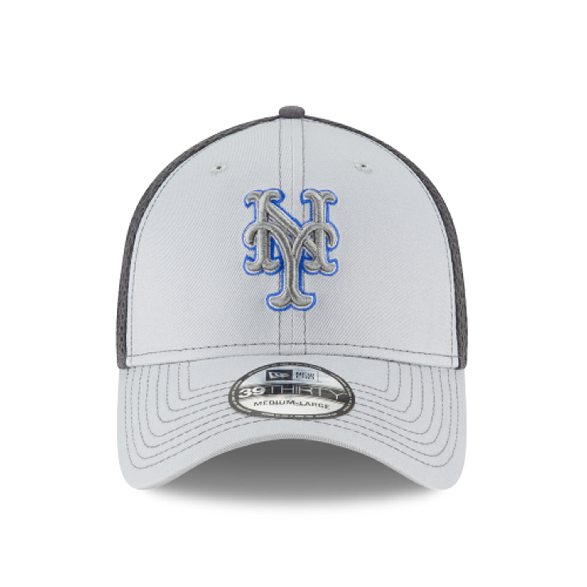[11594972] Mens New Era MLB 39Thirty Neo Flex Fit Cap - New York Mets