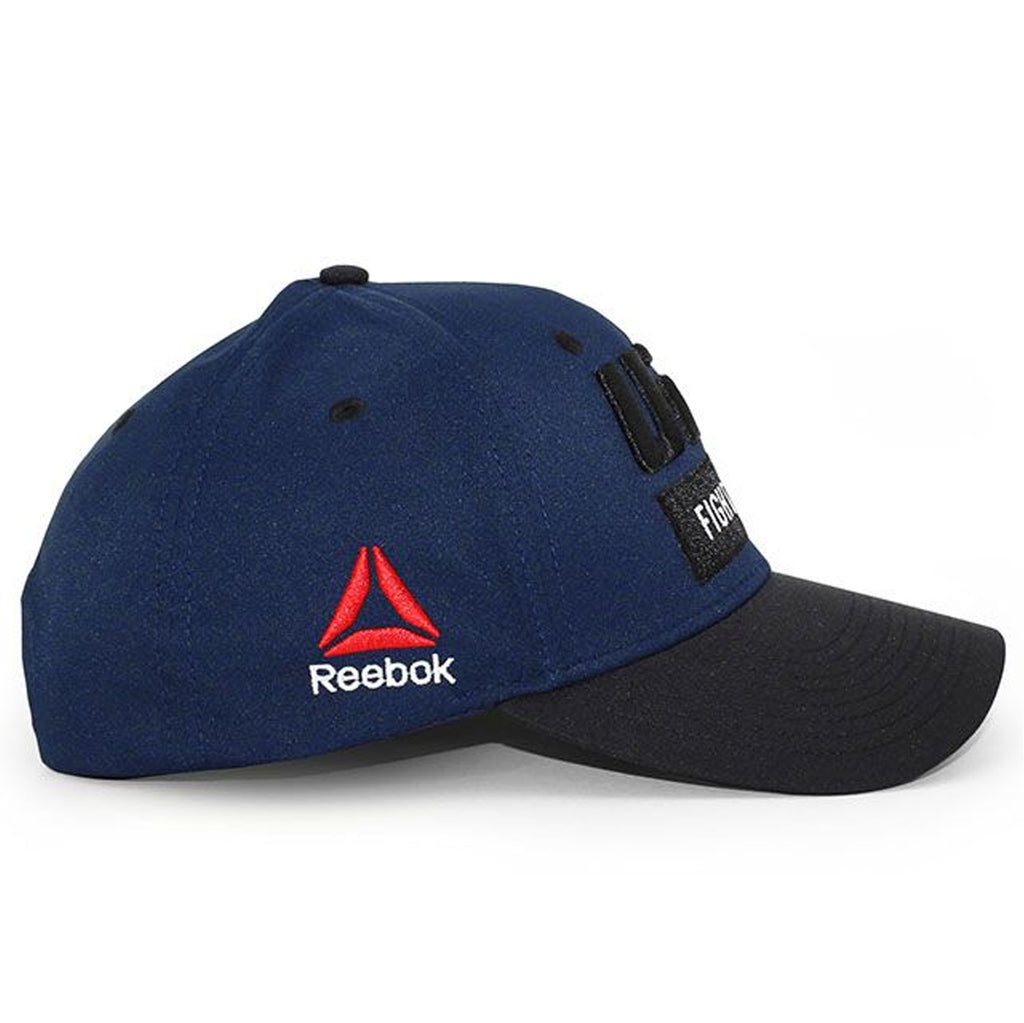 [125VZ] UFC Structured Snapback Adjustable Hat - Navy | Black
