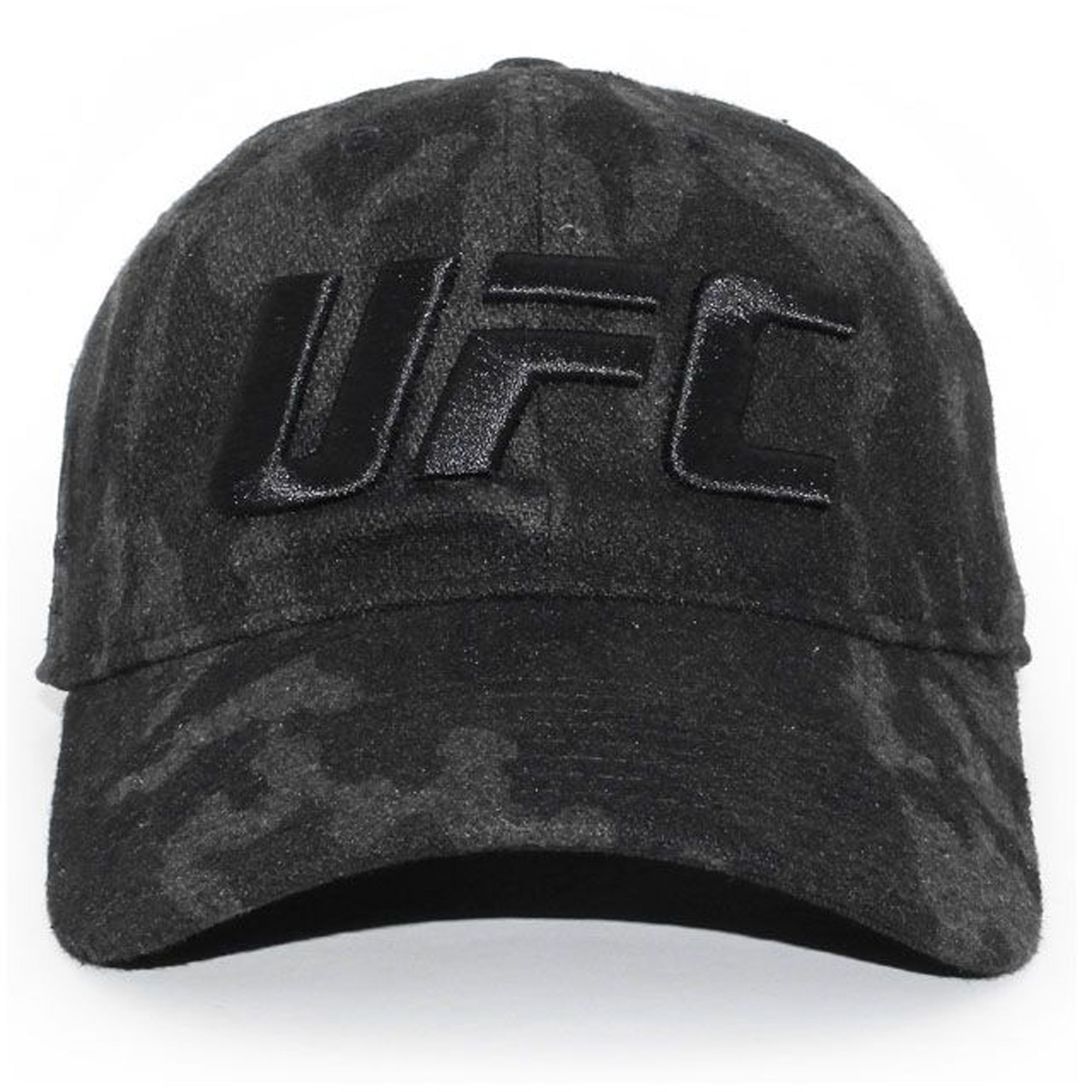 [QB29Z] UFC Adjustable Slouch Strapback Hat - Grey | Black Camo