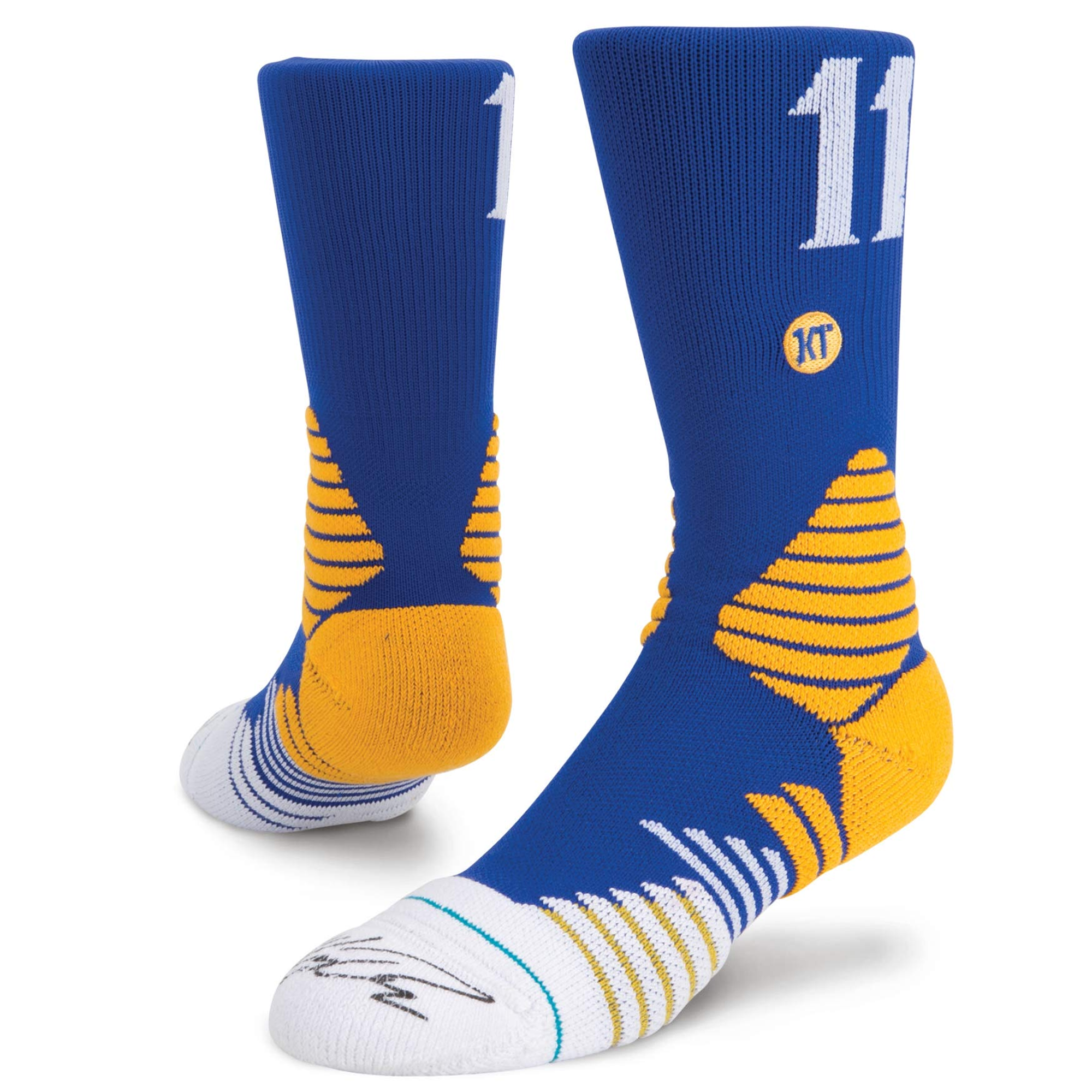 [M559D17KT1-BLU] Mens Stance NBA Golden State Warriors Socks KT11 Klay Thompson