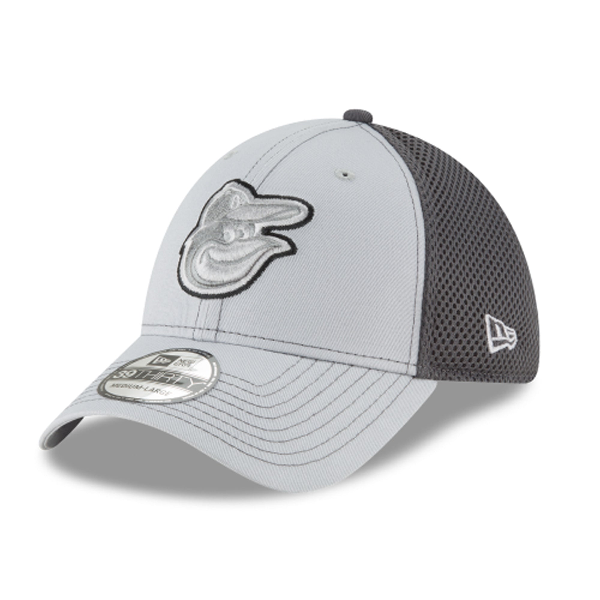 [11594986] Mens New Era MLB 39Thirty Neo Flex Fit Cap - Baltimore Orioles