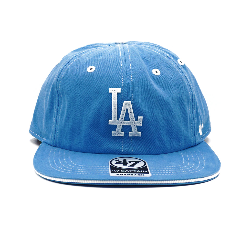 Mens 47 Brand LA Dodgers Captain Snapback - Light Blue