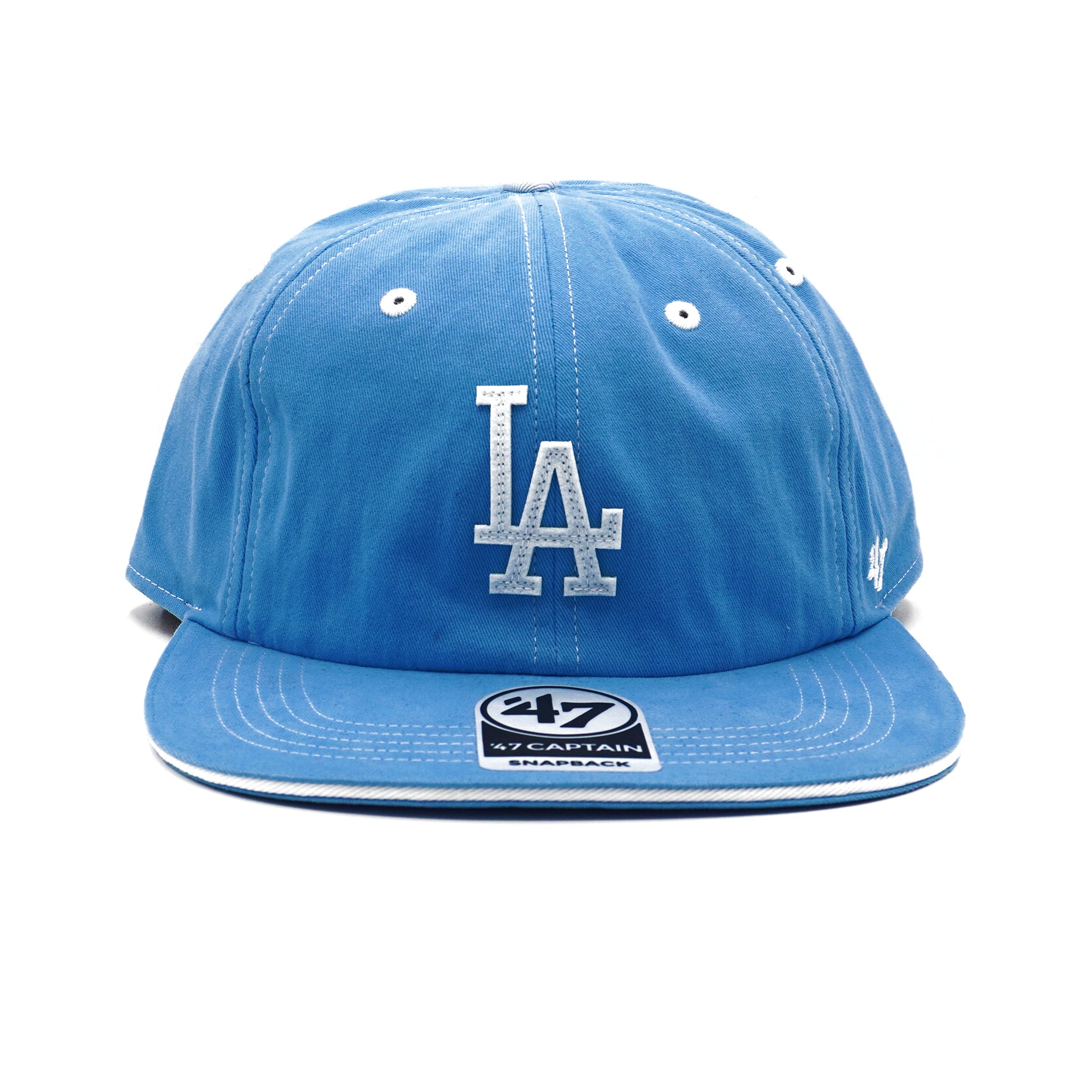 Mens 47 Brand LA Dodgers Captain Snapback - Light Blue