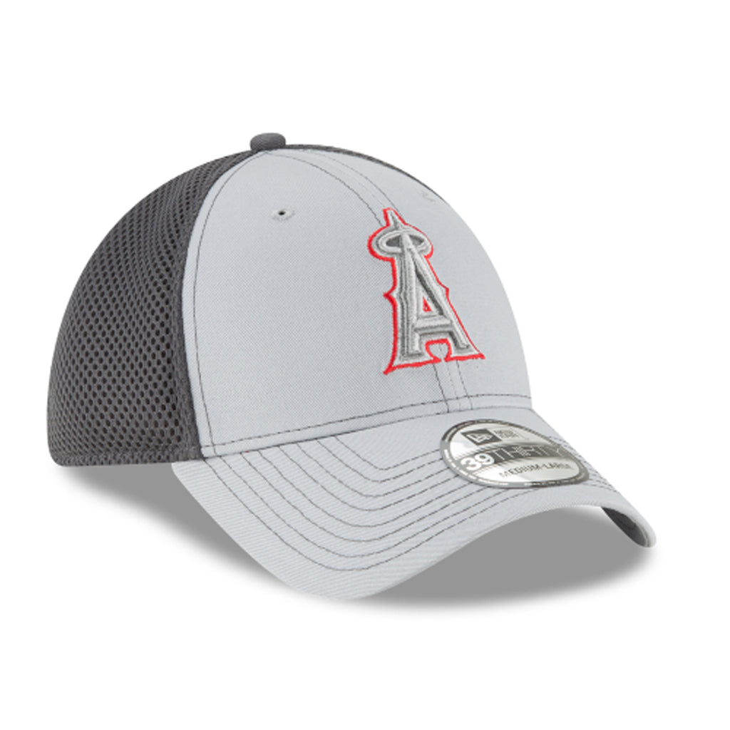 [11594989] Mens New Era MLB 39Thirty Neo Flex Fit Cap - Los Angeles Angels