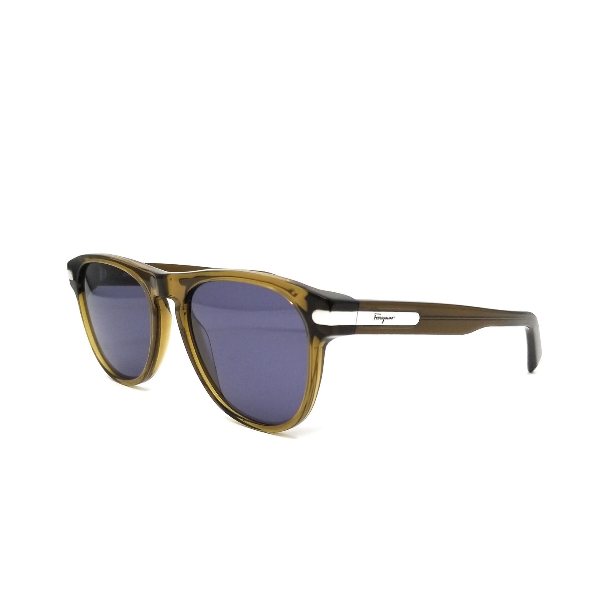 [SF916S-322] Mens Salvatore Ferragamo Modified Rectangle Sunglasses