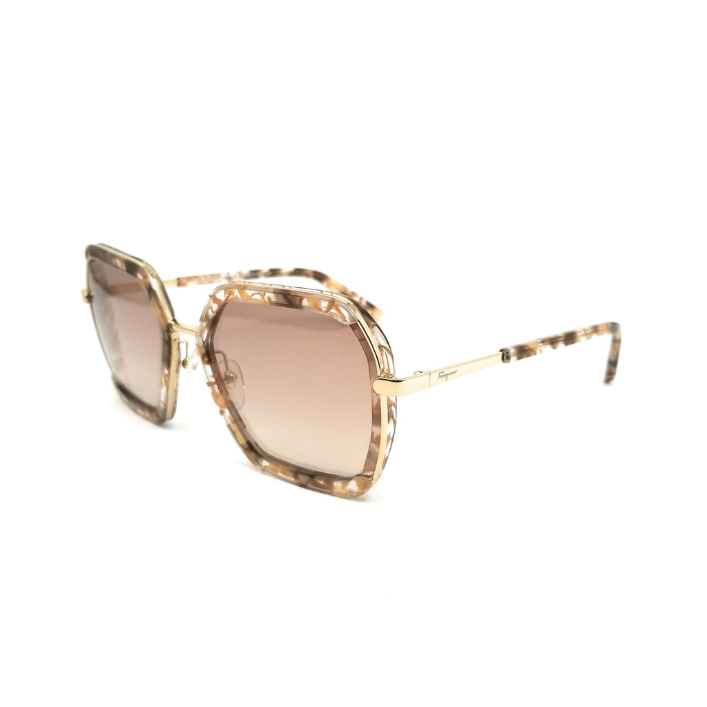 [SF901S-266] Womens Salvatore Ferragamo Modified Rectangle Sunglasses