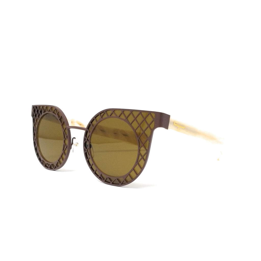 [SF171S-204] Womens Salvatore Ferragamo Round Sunglasses