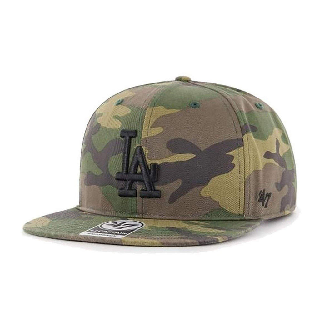 Mens 47 Brand LA Dodgers Captain Snapback - Camo - sneakAR