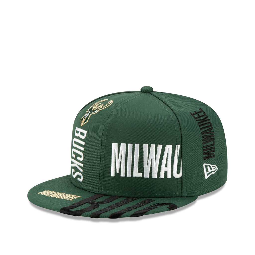 [12041103] Mens New Era Milwaukee Bucks - Green Tipoff Series 950 Snapback