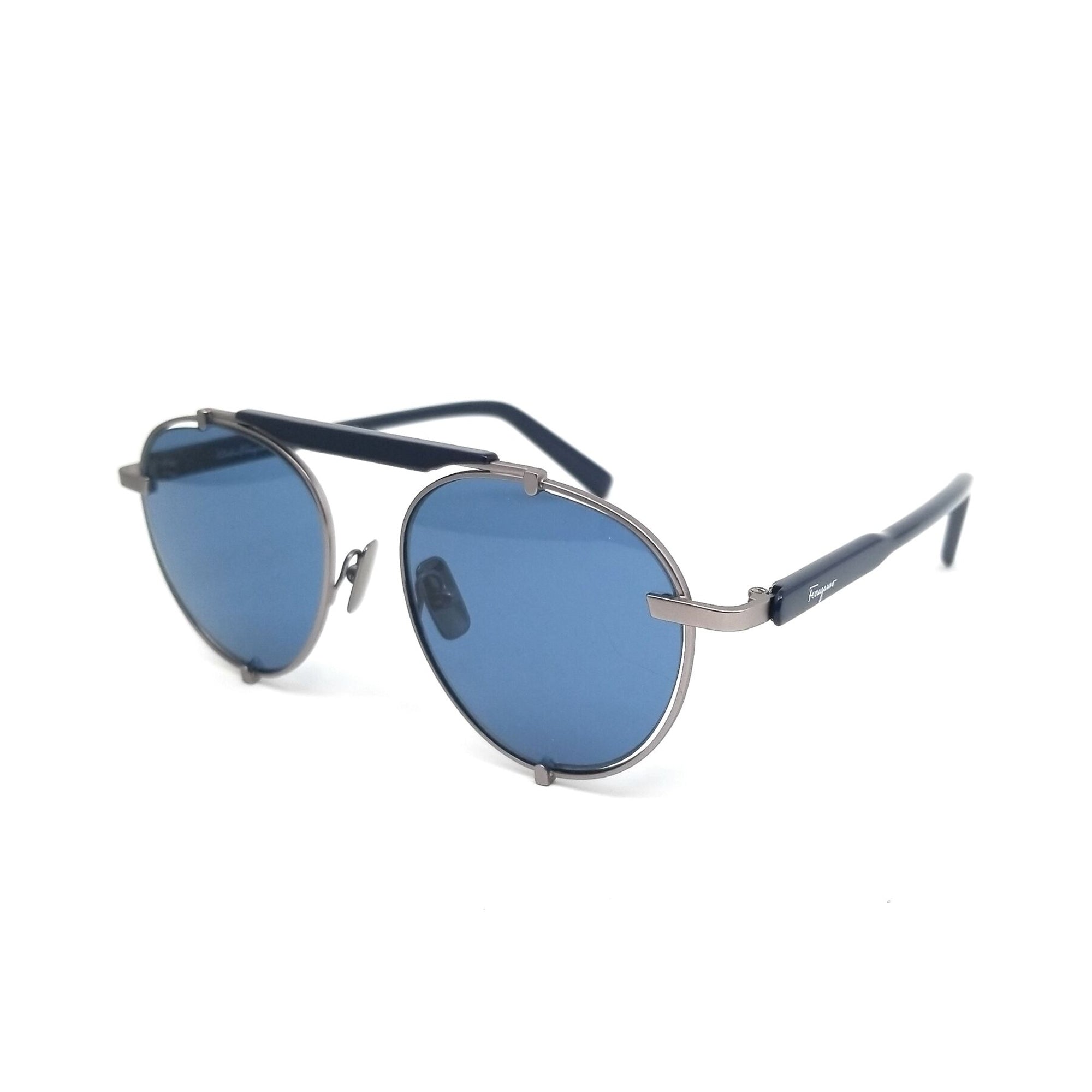 [SF197S-033] Mens Salvatore Ferragamo Oval Sunglasses