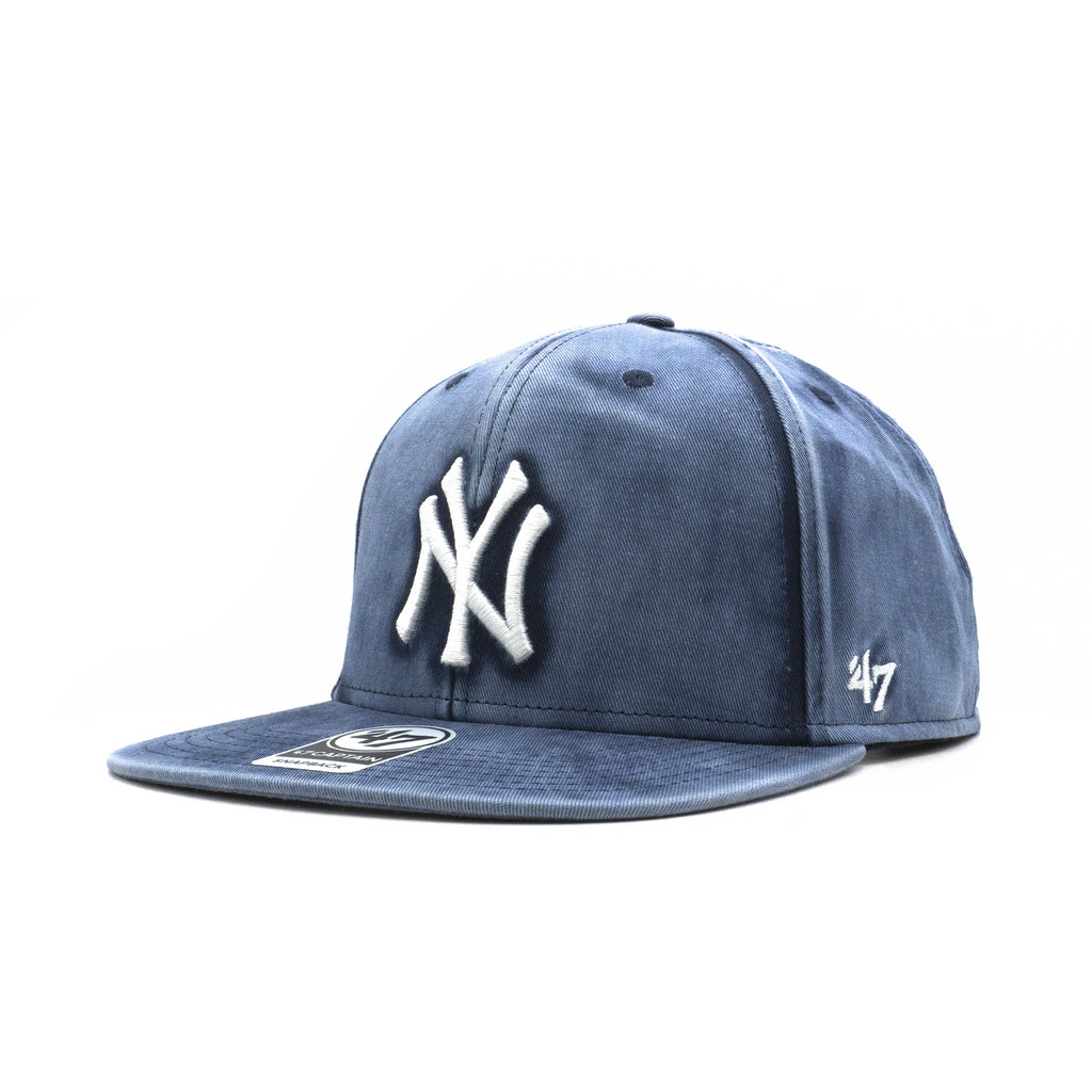 Mens 47 Brand NY Yankees Captain Snapback - Blue