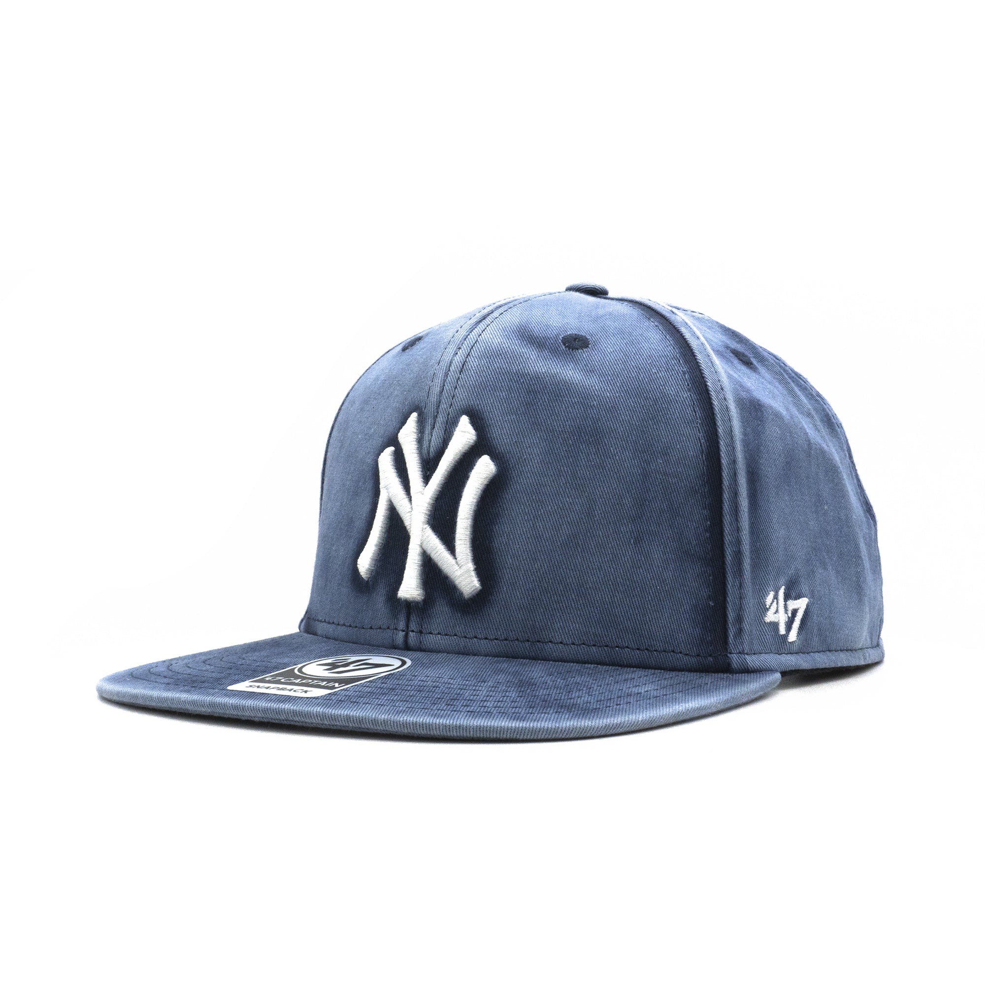Mens 47 Brand NY Yankees Captain Snapback - Blue