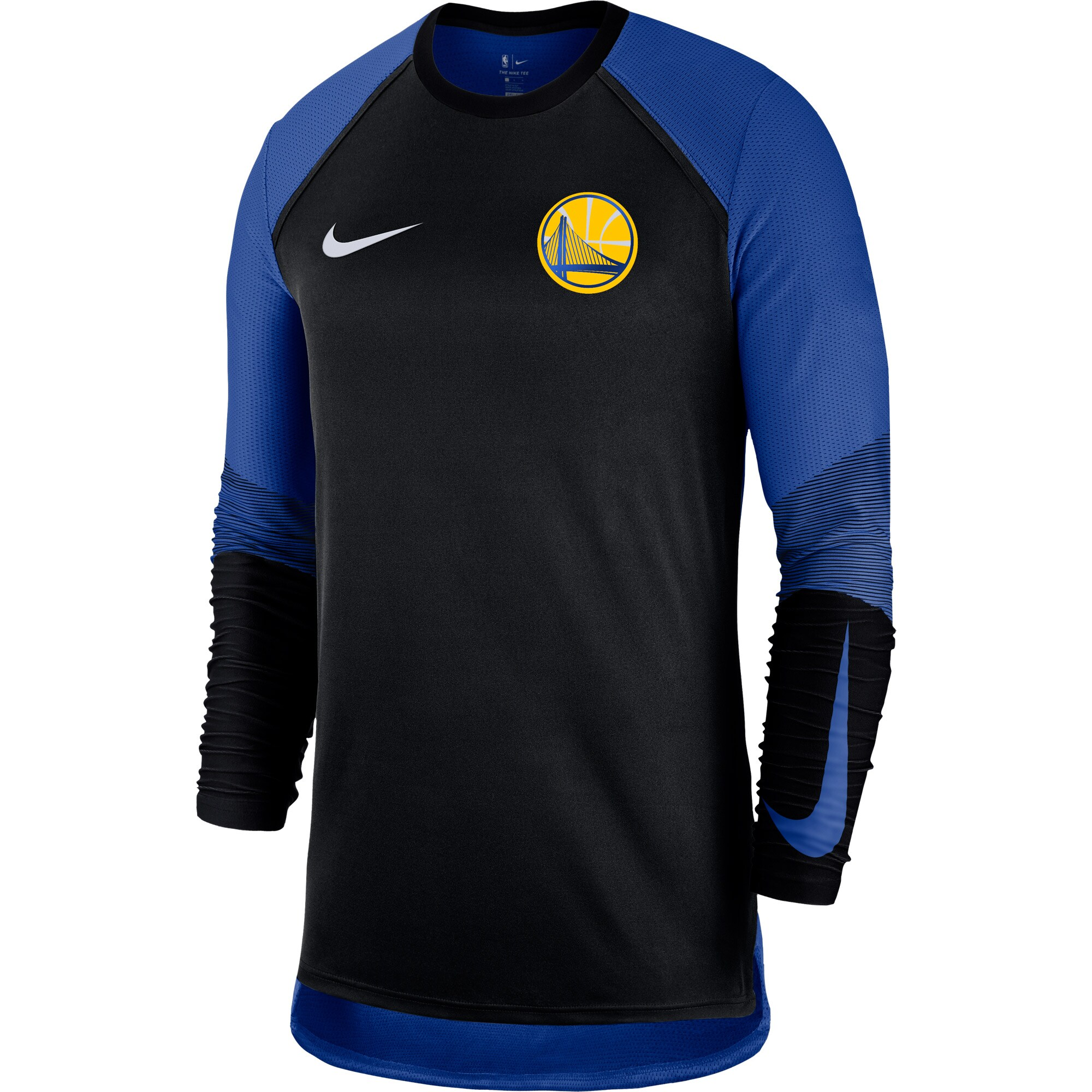 [9Z2B7BAQL-WAR] Youth Nike NBA Golden State Warriors Hyper Elite Performance Long Sleeve Shirt