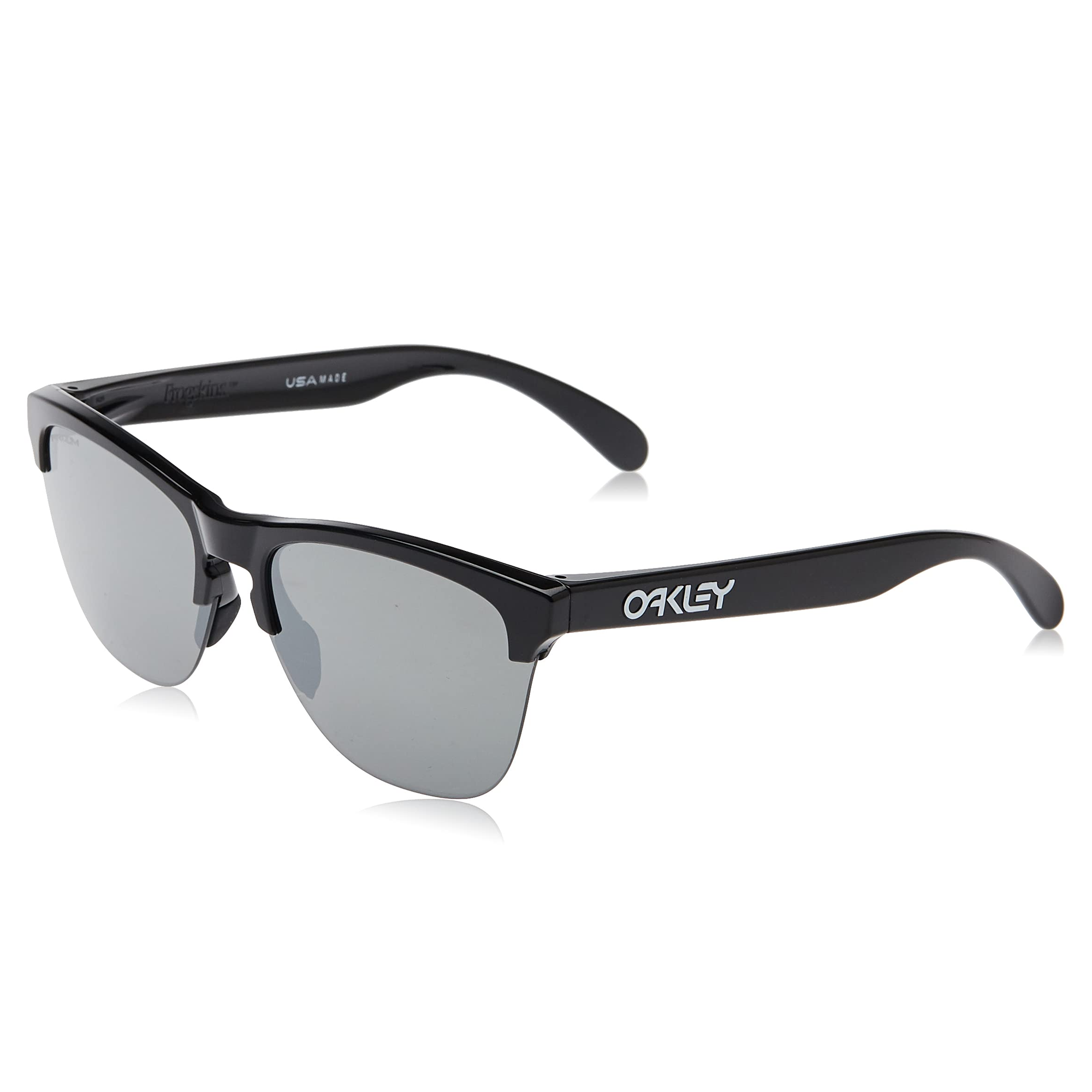 [OO9374-10] Mens Oakley Frogskins Lite Sunglasses - Black/Prizm Black Iridium